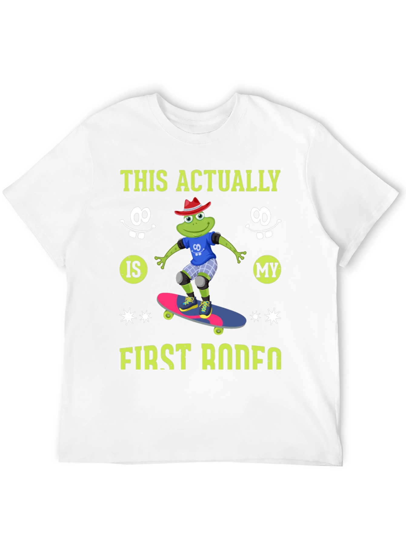 Frog Skateboarder T-Shirt - First Rodeo