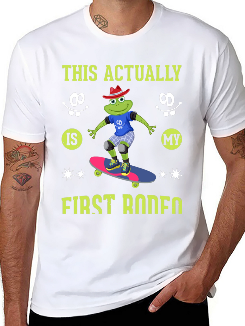 Frog Skateboarder T-Shirt - First Rodeo