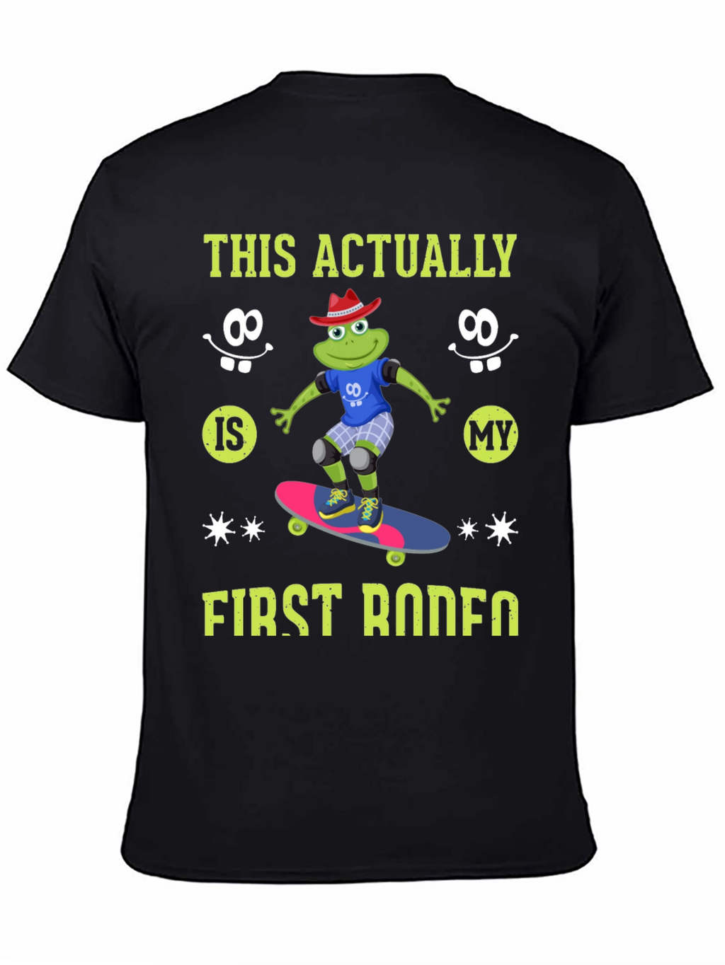 Frog Skateboarder T-Shirt - First Rodeo