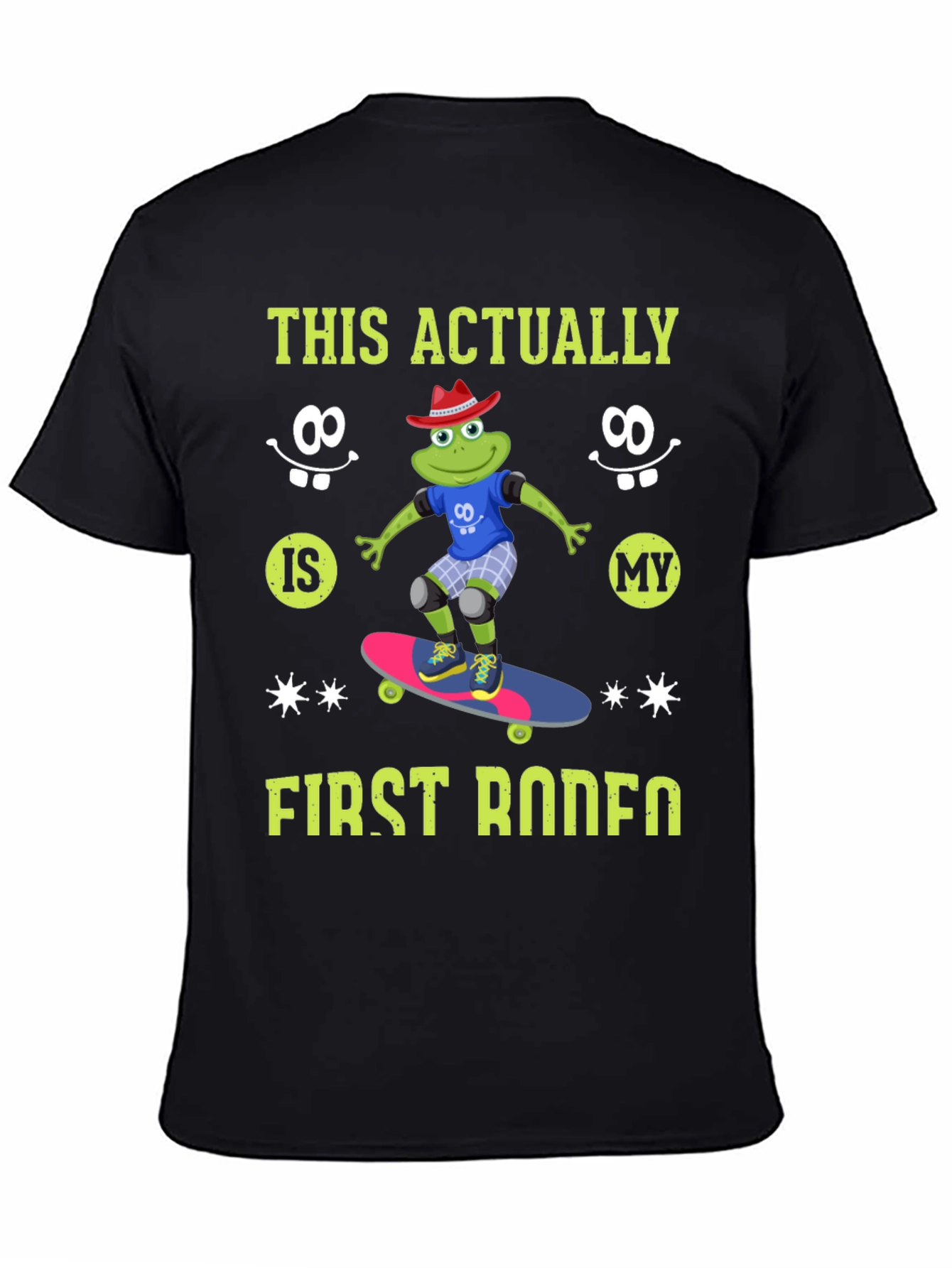 Frog Skateboarder T-Shirt - First Rodeo