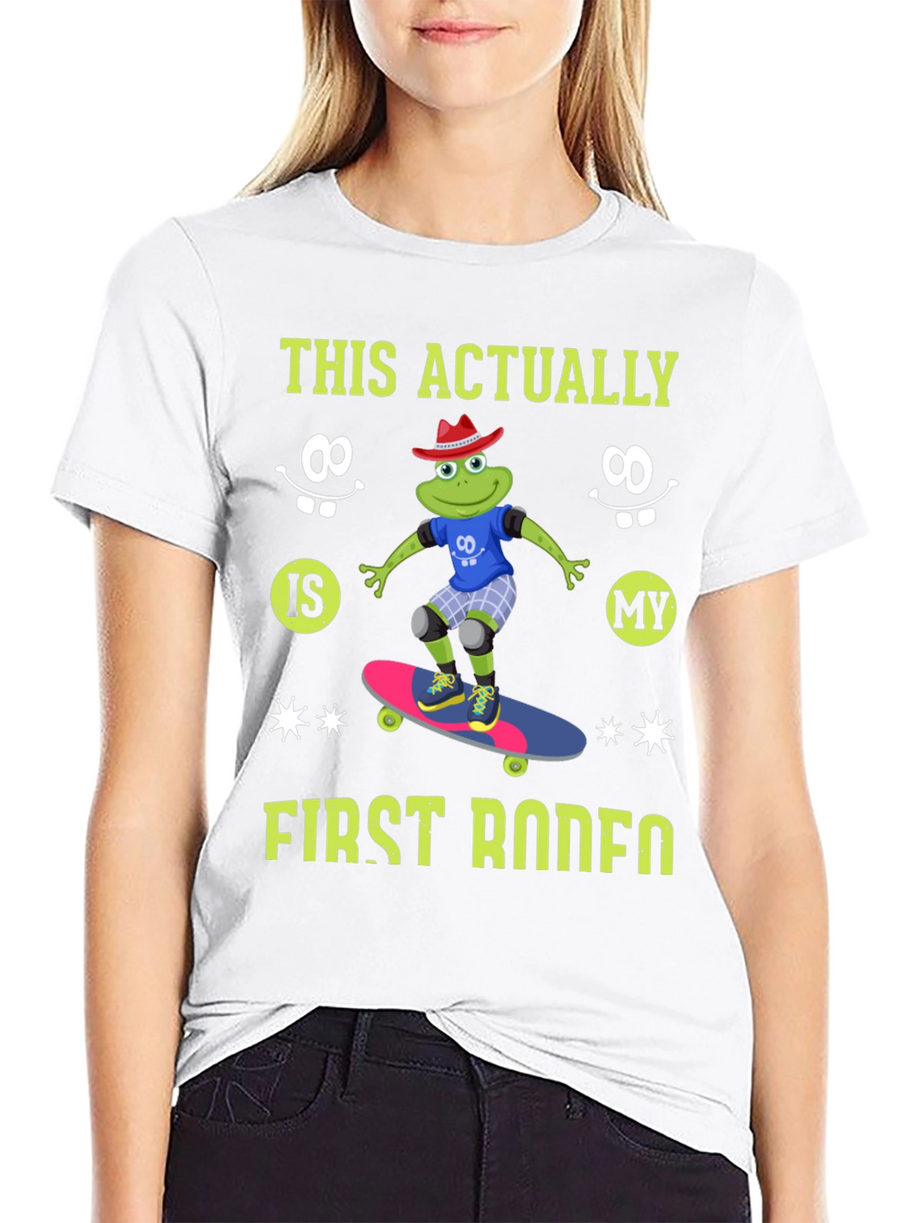 Frog Skateboarder T-Shirt - First Rodeo