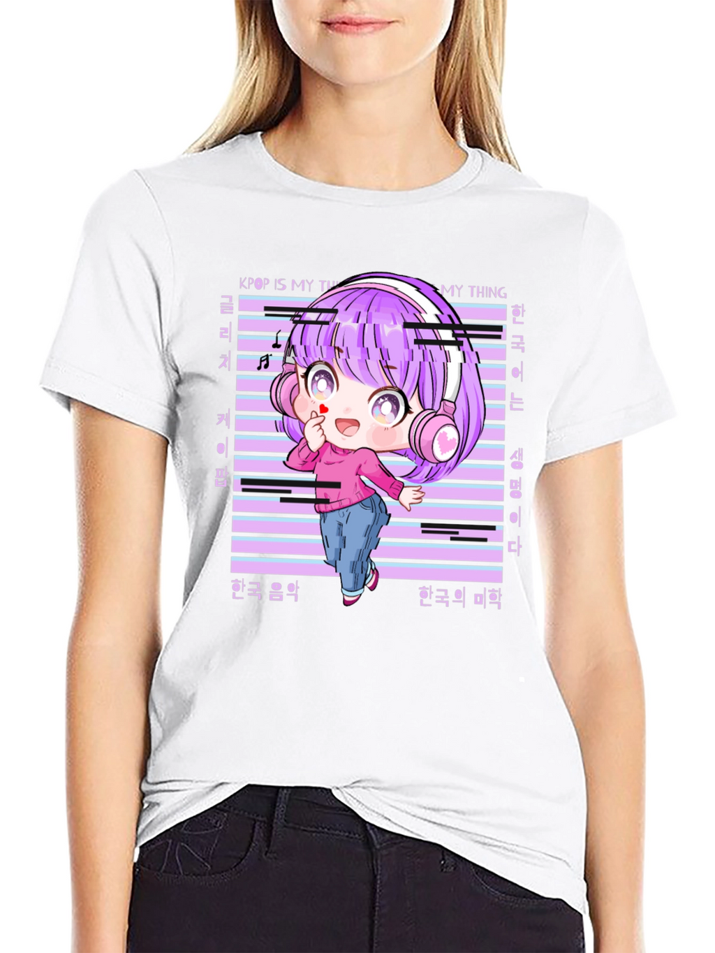 Kpop Anime Graphic T-Shirt