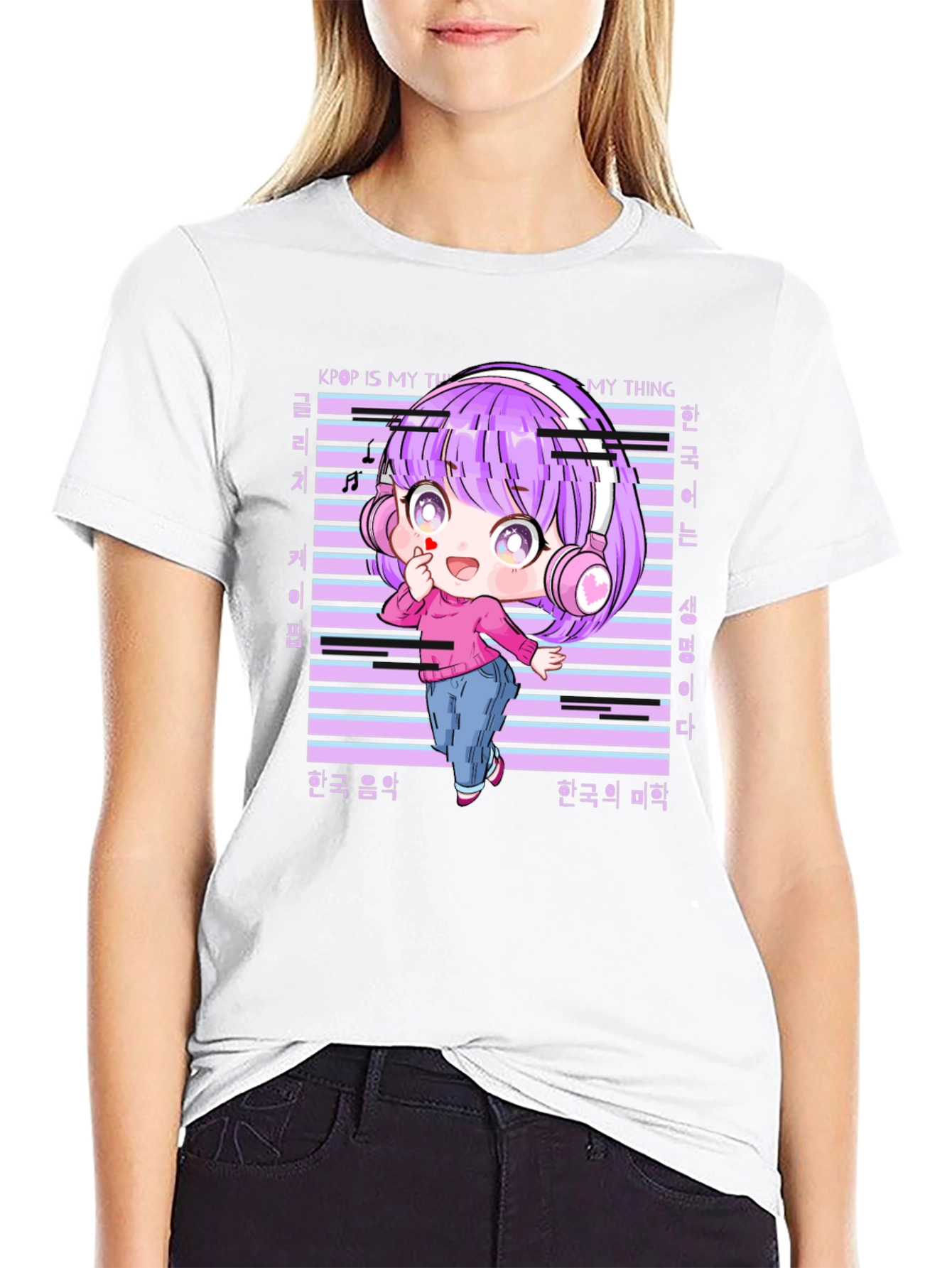 Kpop Anime Graphic T-Shirt