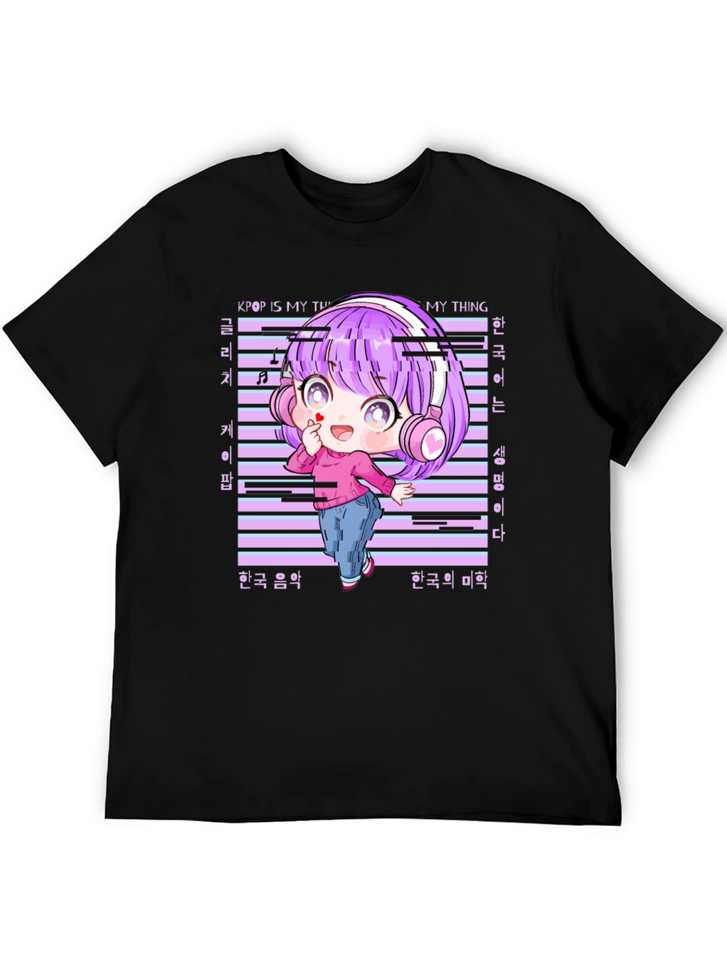 Kpop Anime Graphic T-Shirt
