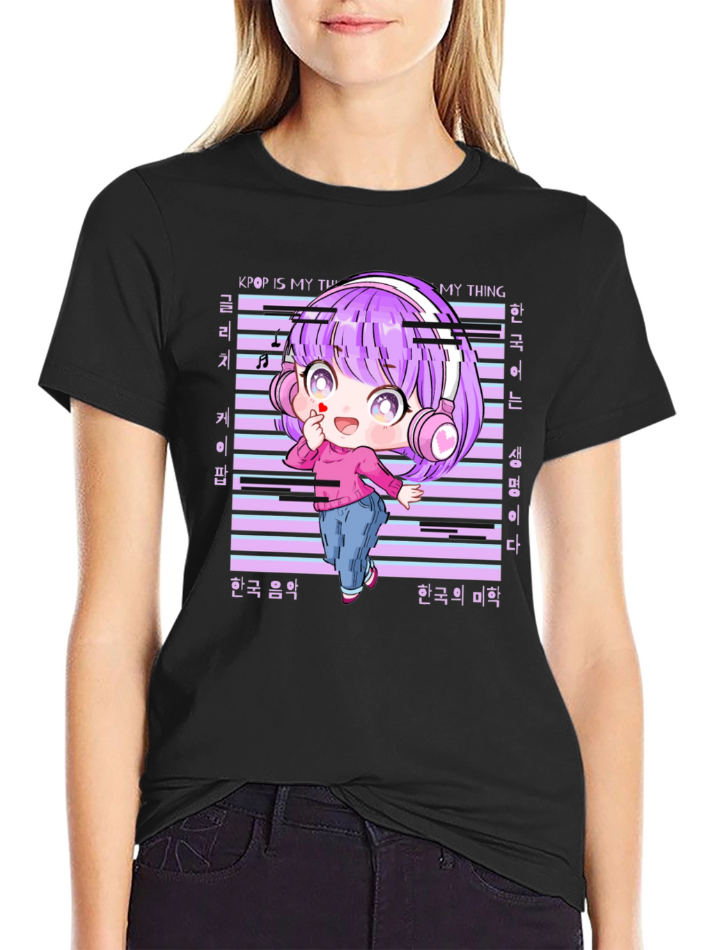 Kpop Anime Graphic T-Shirt