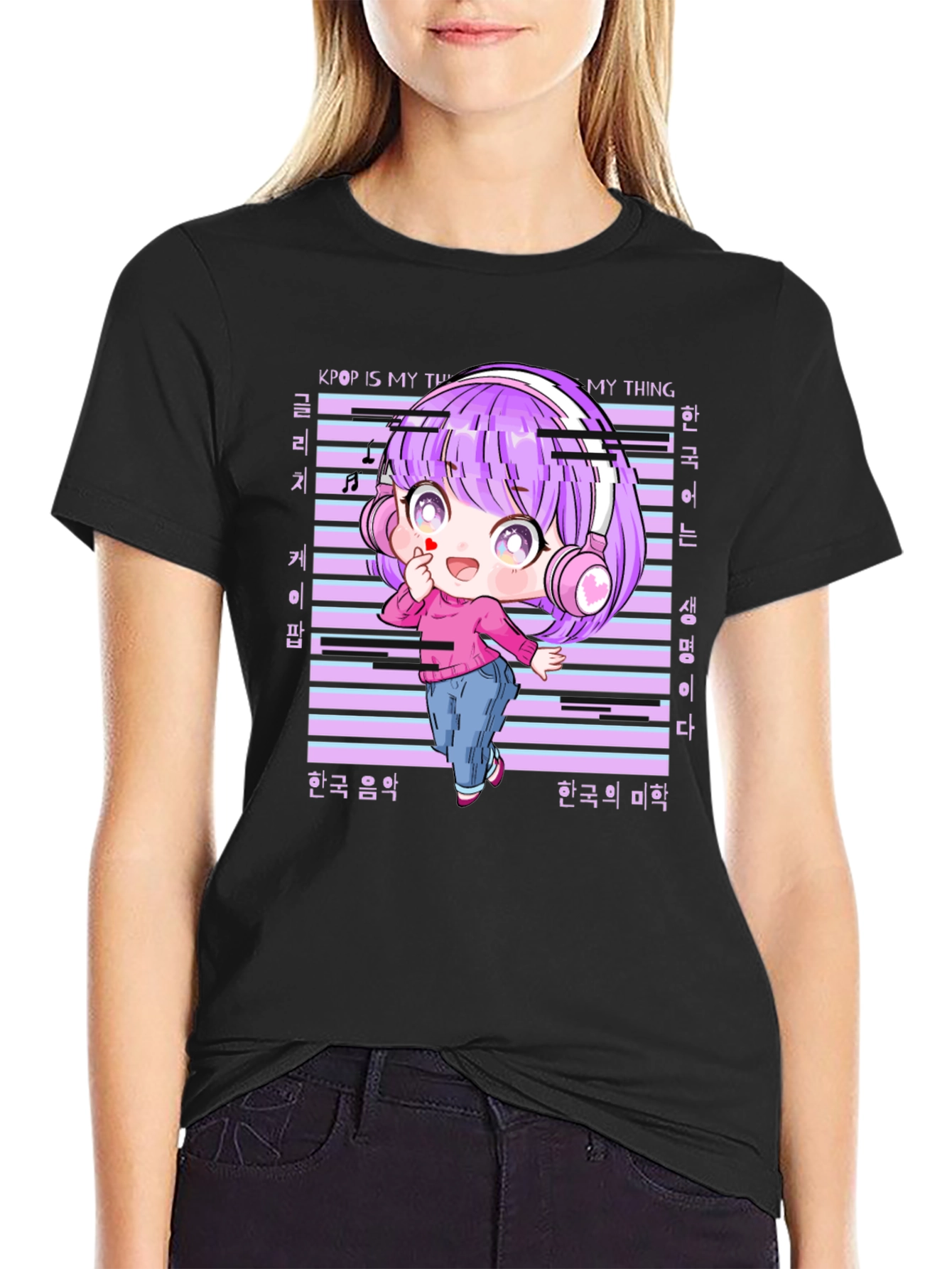 Kpop Anime Graphic T-Shirt