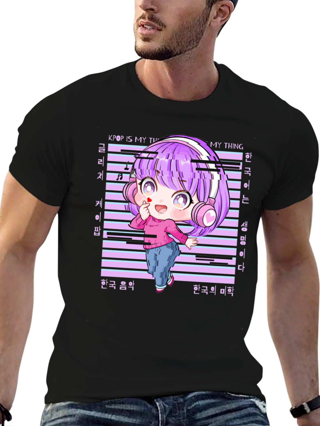 Kpop Anime Graphic T-Shirt