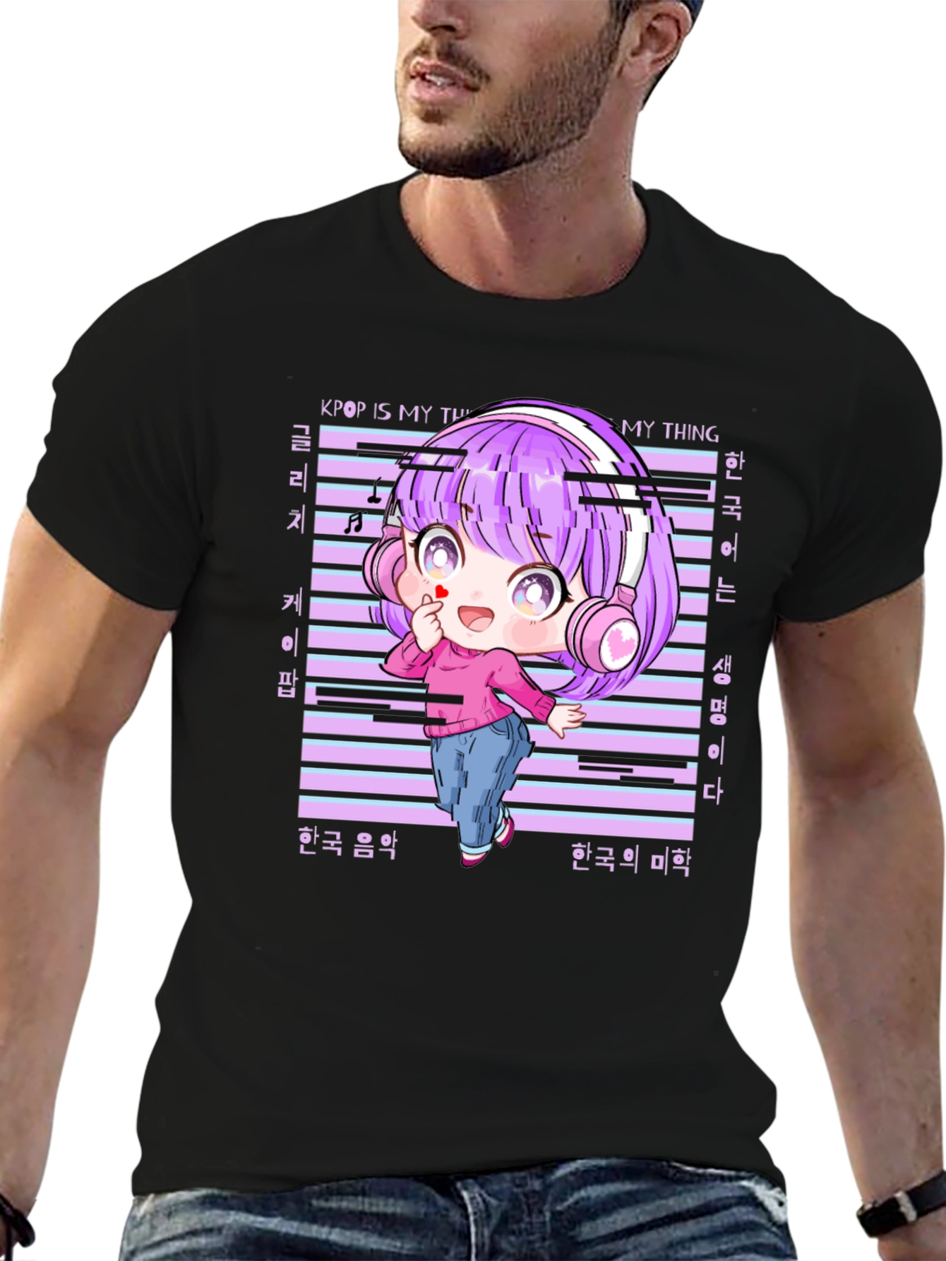 Kpop Anime Graphic T-Shirt