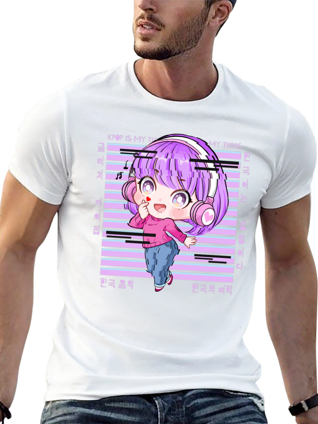 Kpop Anime Graphic T-Shirt