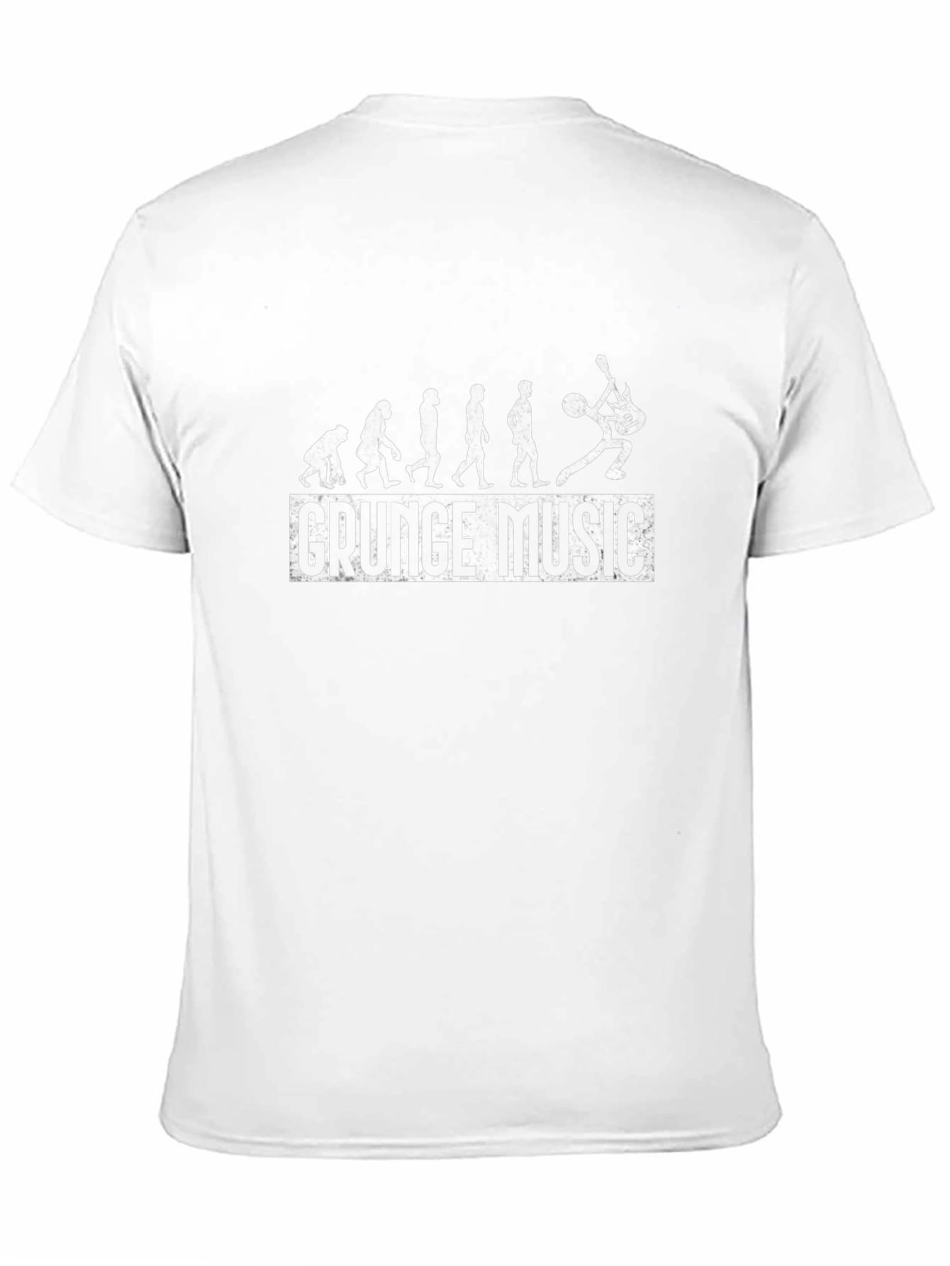Grunge Music Evolution T-Shirt - Black