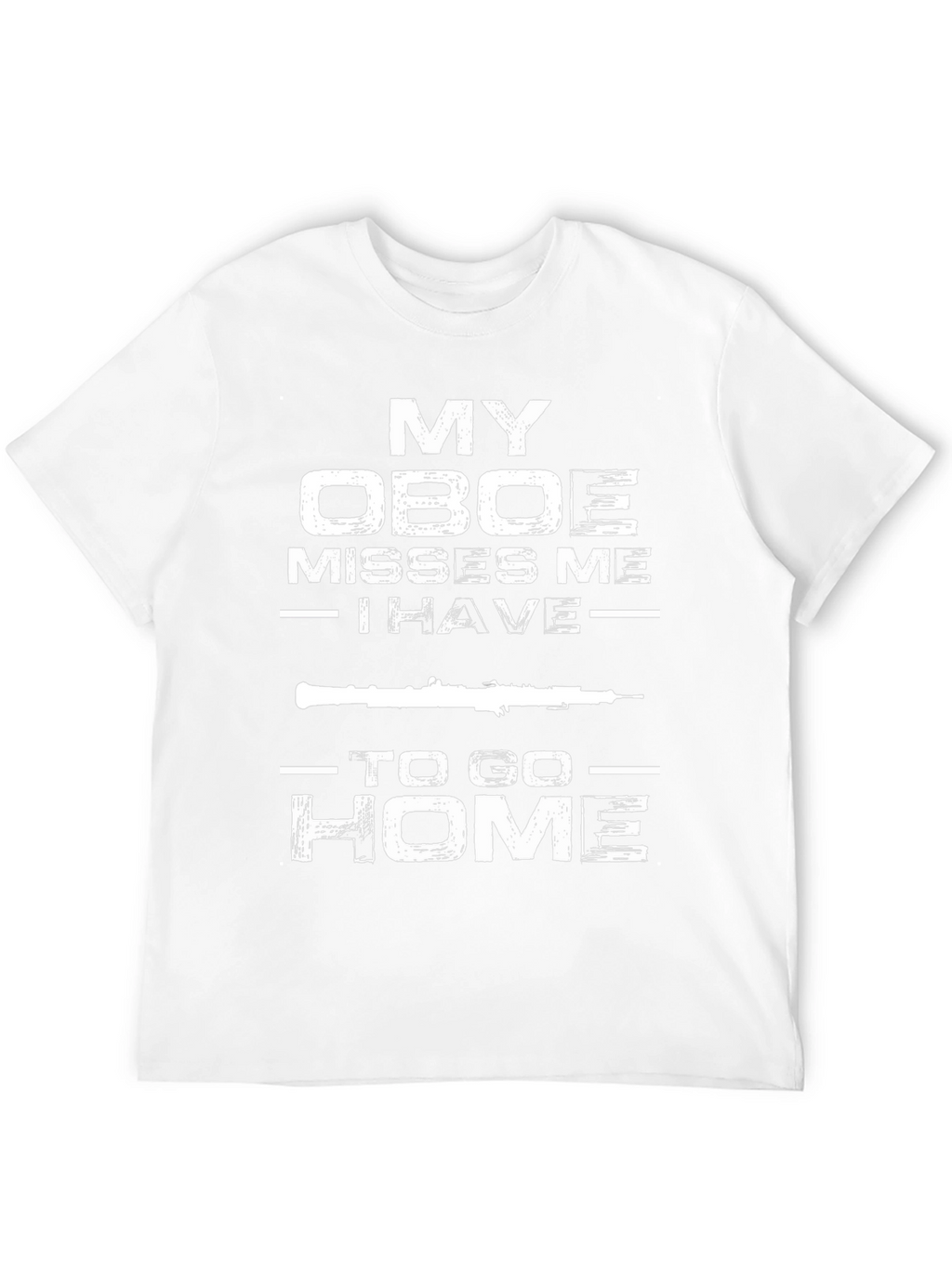 My Oboe Misses Me T-Shirt - Musician Gift