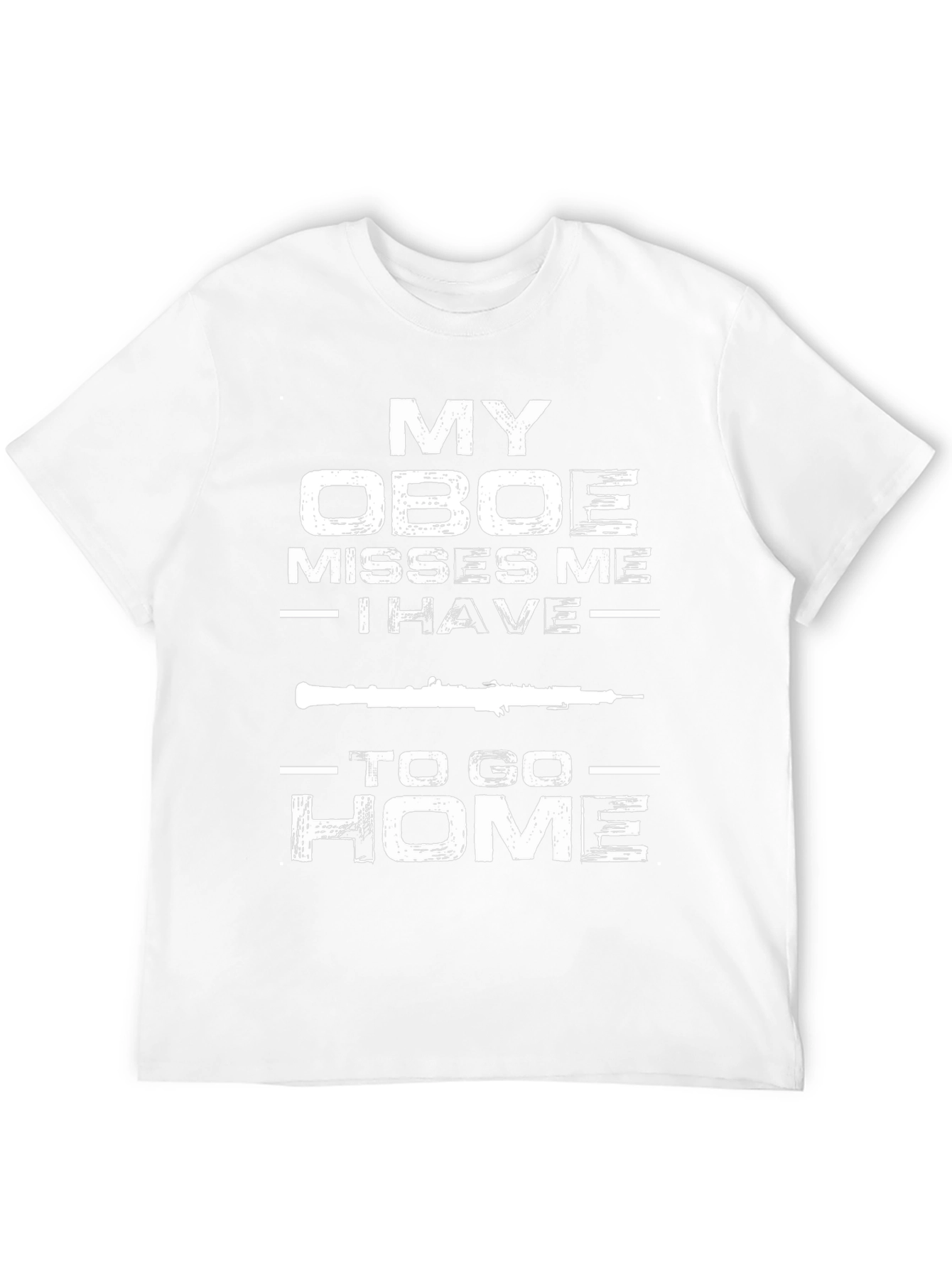 My Oboe Misses Me T-Shirt - Musician Gift