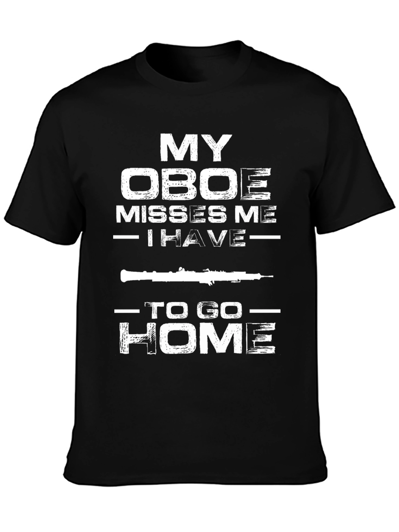 My Oboe Misses Me T-Shirt - Musician Gift