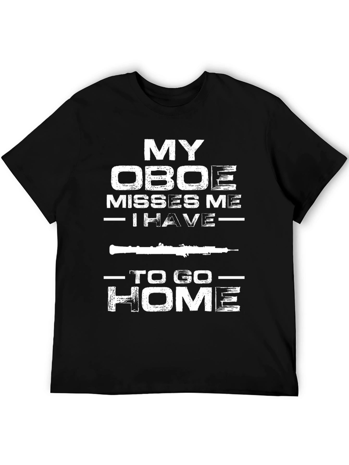 My Oboe Misses Me T-Shirt - Musician Gift