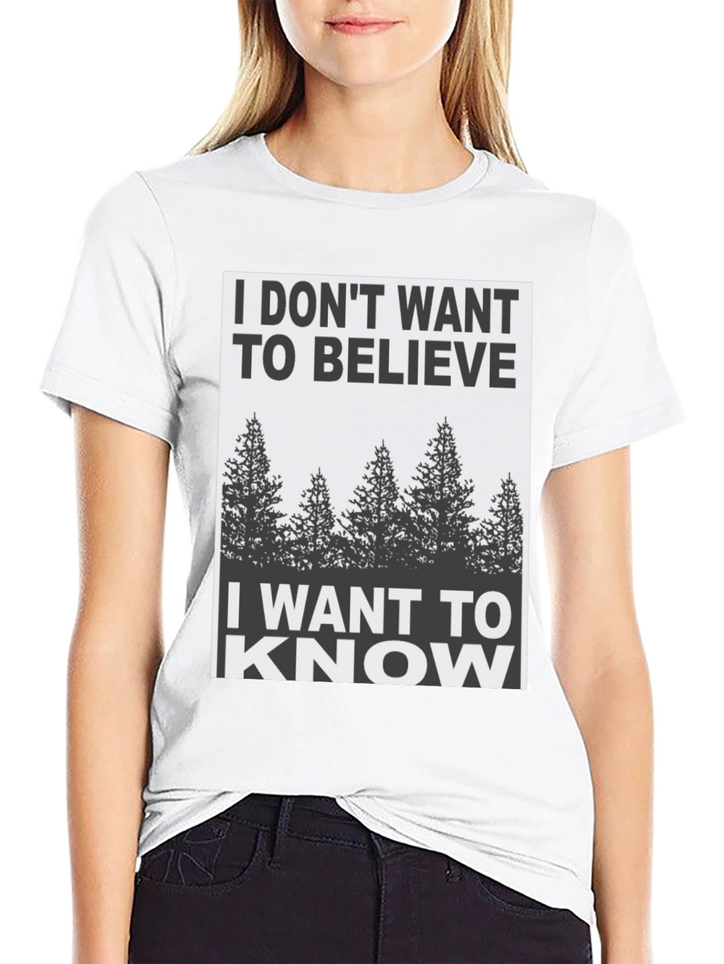 I Dont Want to Believe Graphic Tee