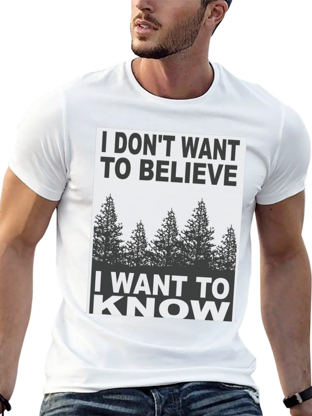 I Dont Want to Believe Graphic Tee