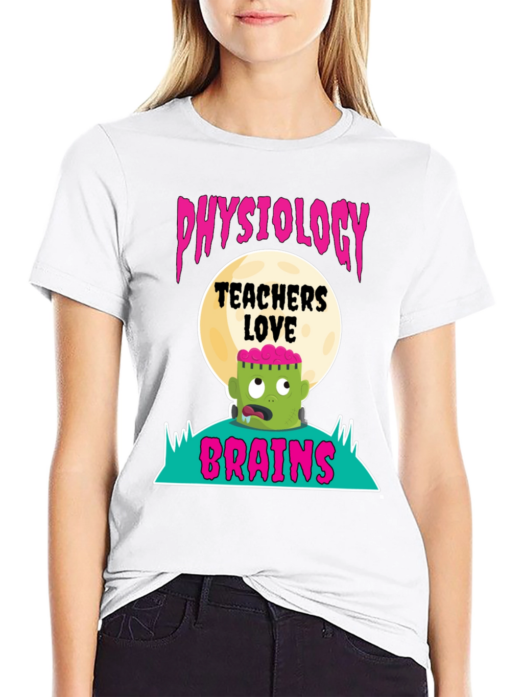 Physiology Teachers Love Brains T-Shirt - Halloween Tee