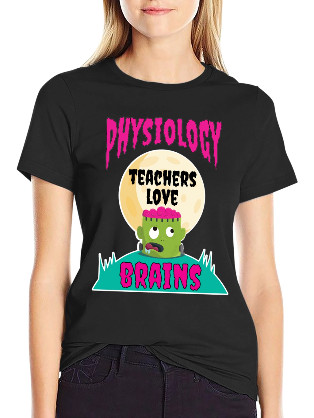 Physiology Teachers Love Brains T-Shirt - Halloween Tee