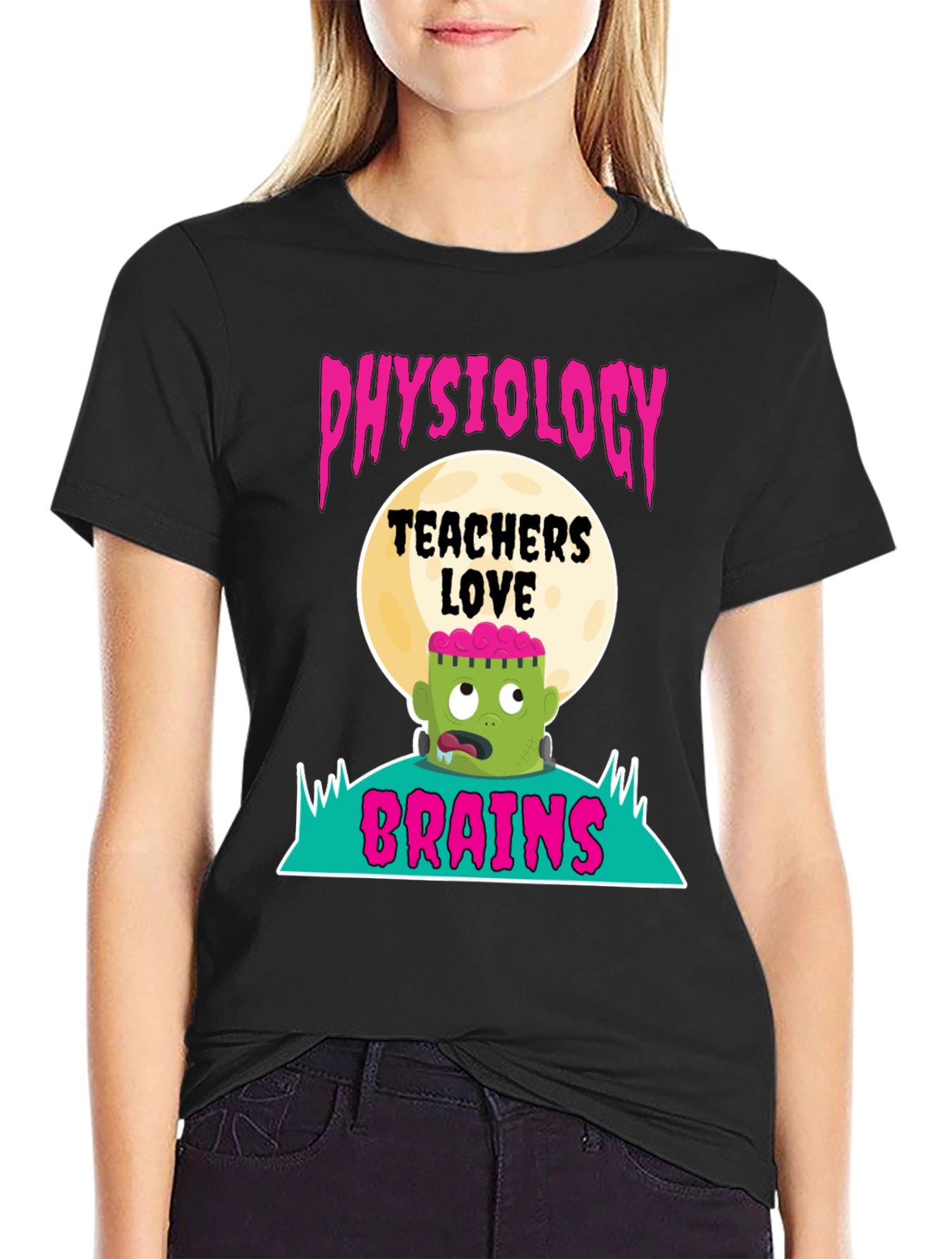 Physiology Teachers Love Brains T-Shirt - Halloween Tee