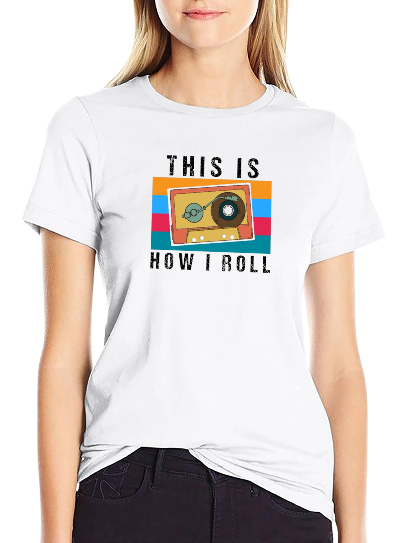 Retro Cassette Tape T-Shirt - How I Roll