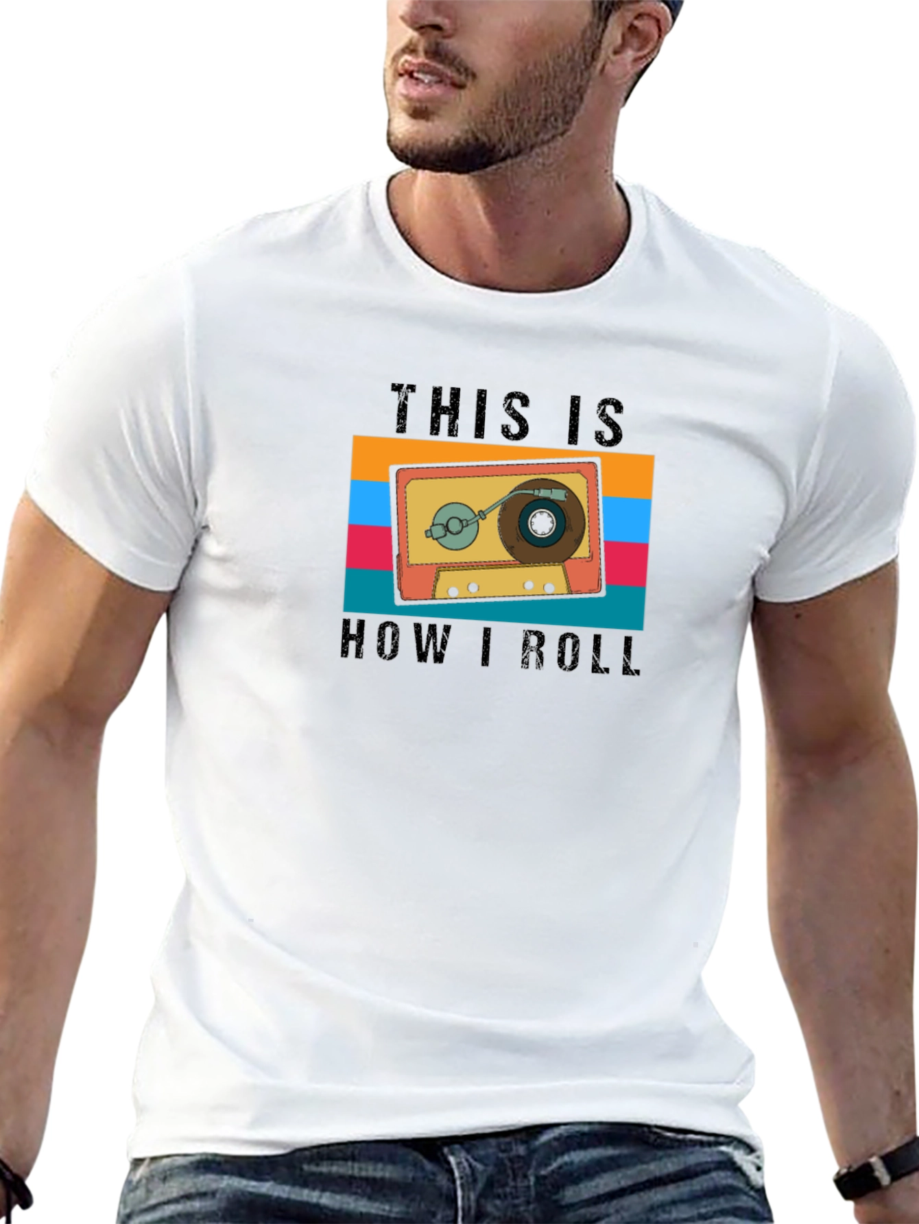Retro Cassette Tape T-Shirt - How I Roll