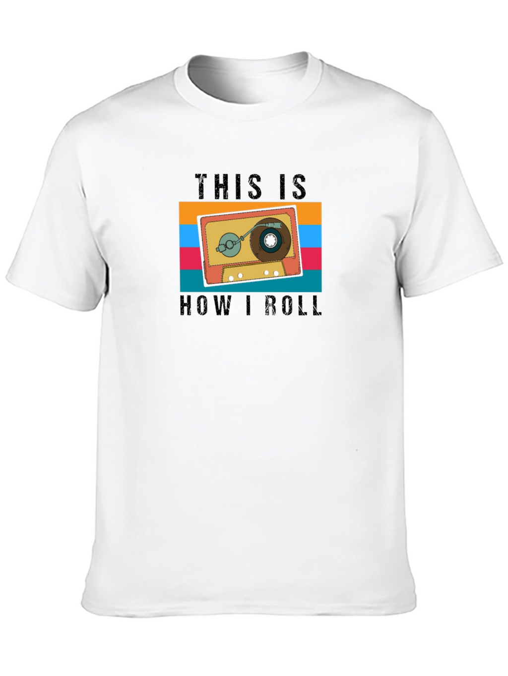 Retro Cassette Tape T-Shirt - How I Roll