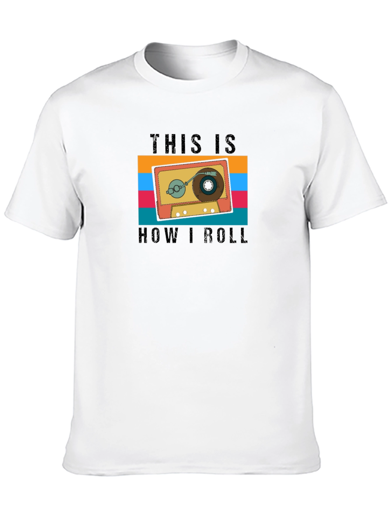 Retro Cassette Tape T-Shirt - How I Roll