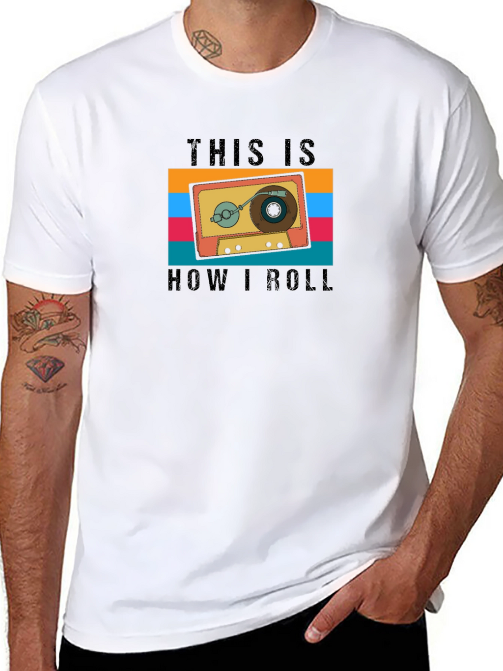 Retro Cassette Tape T-Shirt - How I Roll