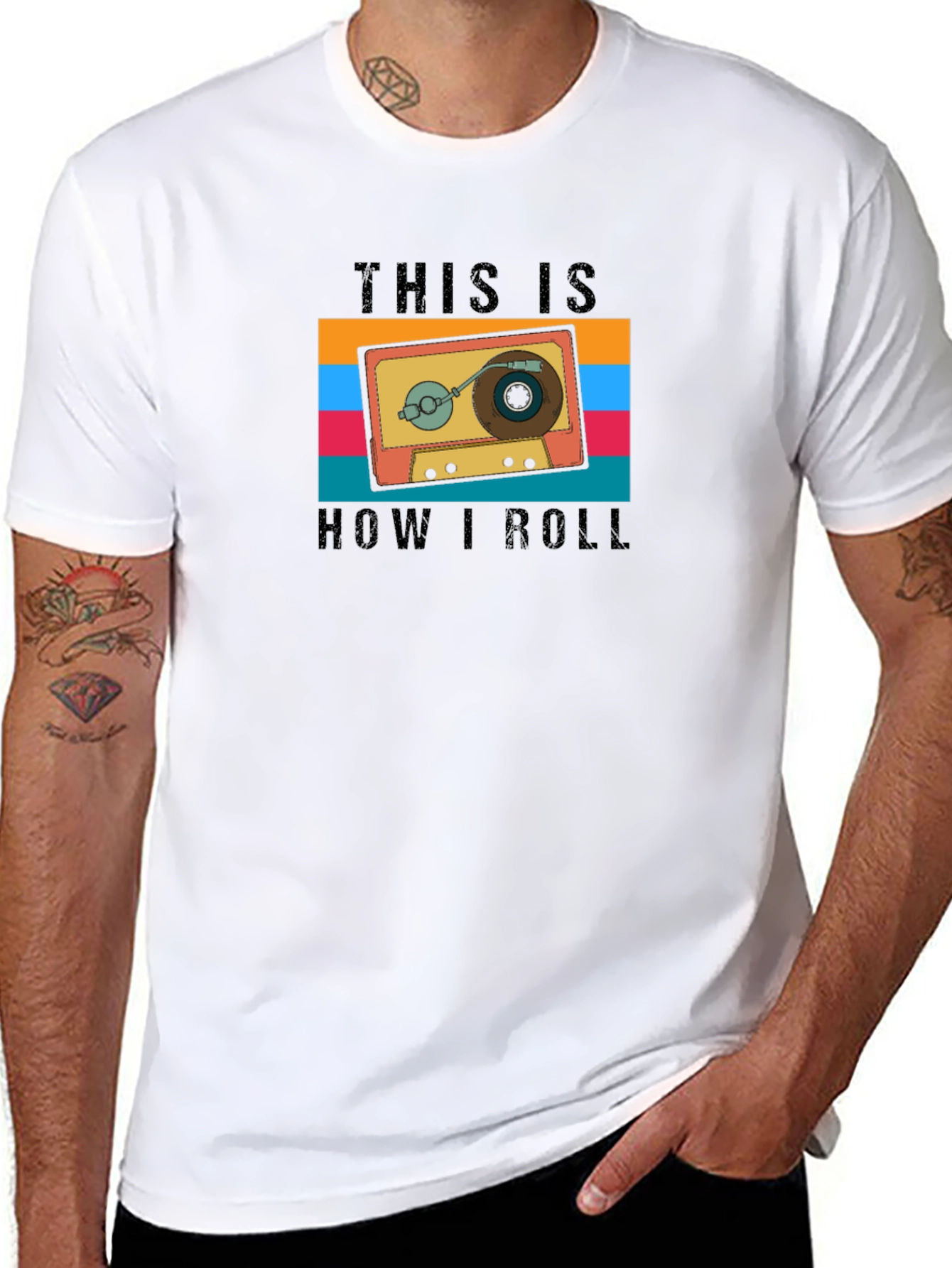 Retro Cassette Tape T-Shirt - How I Roll