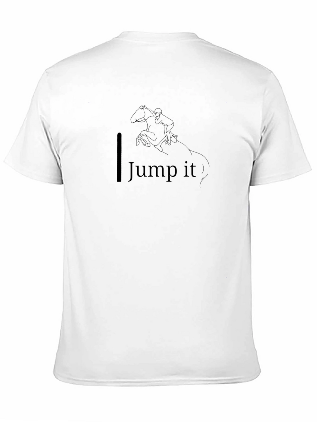 Jump It Tee - Equestrian Rider Style