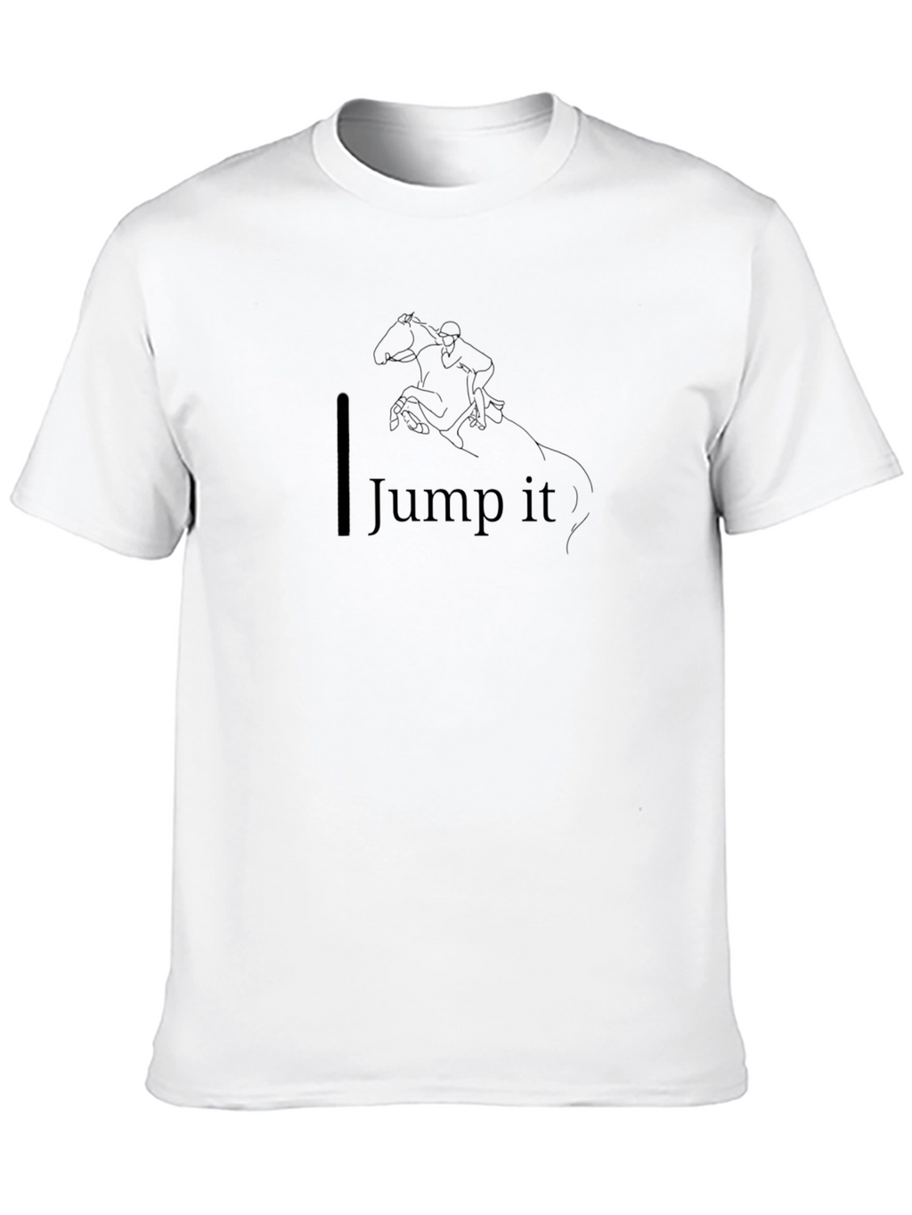 Jump It Tee - Equestrian Rider Style