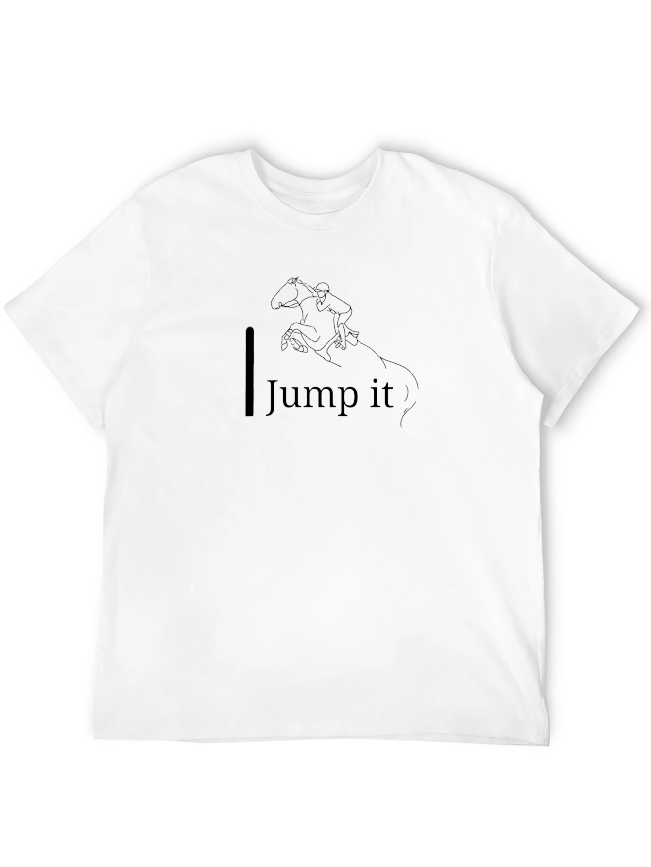 Jump It Tee - Equestrian Rider Style