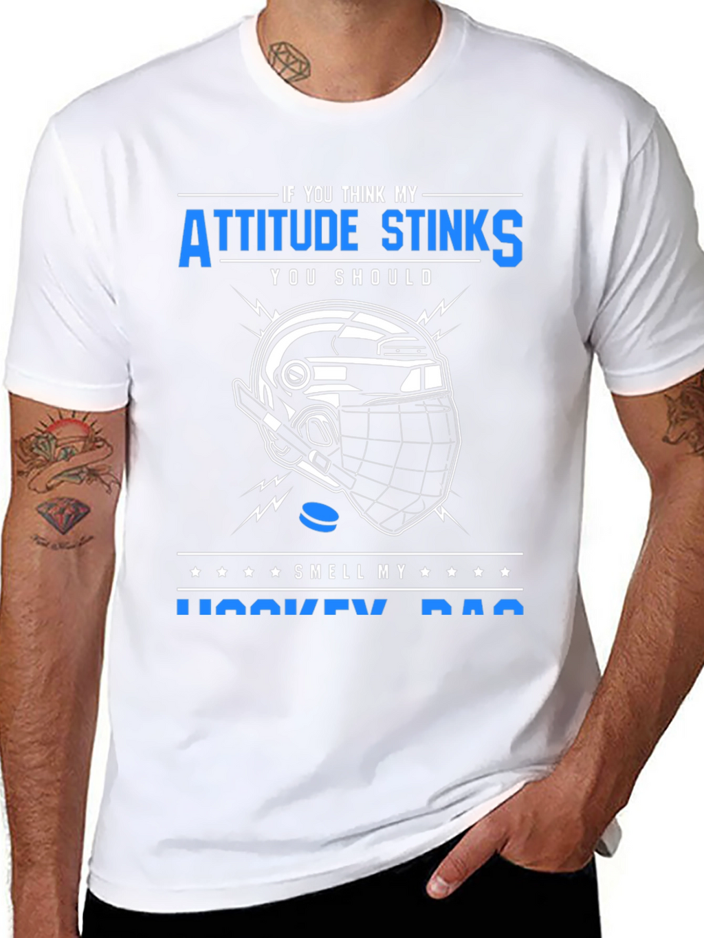 Attitude Stinks Hockey T-Shirt