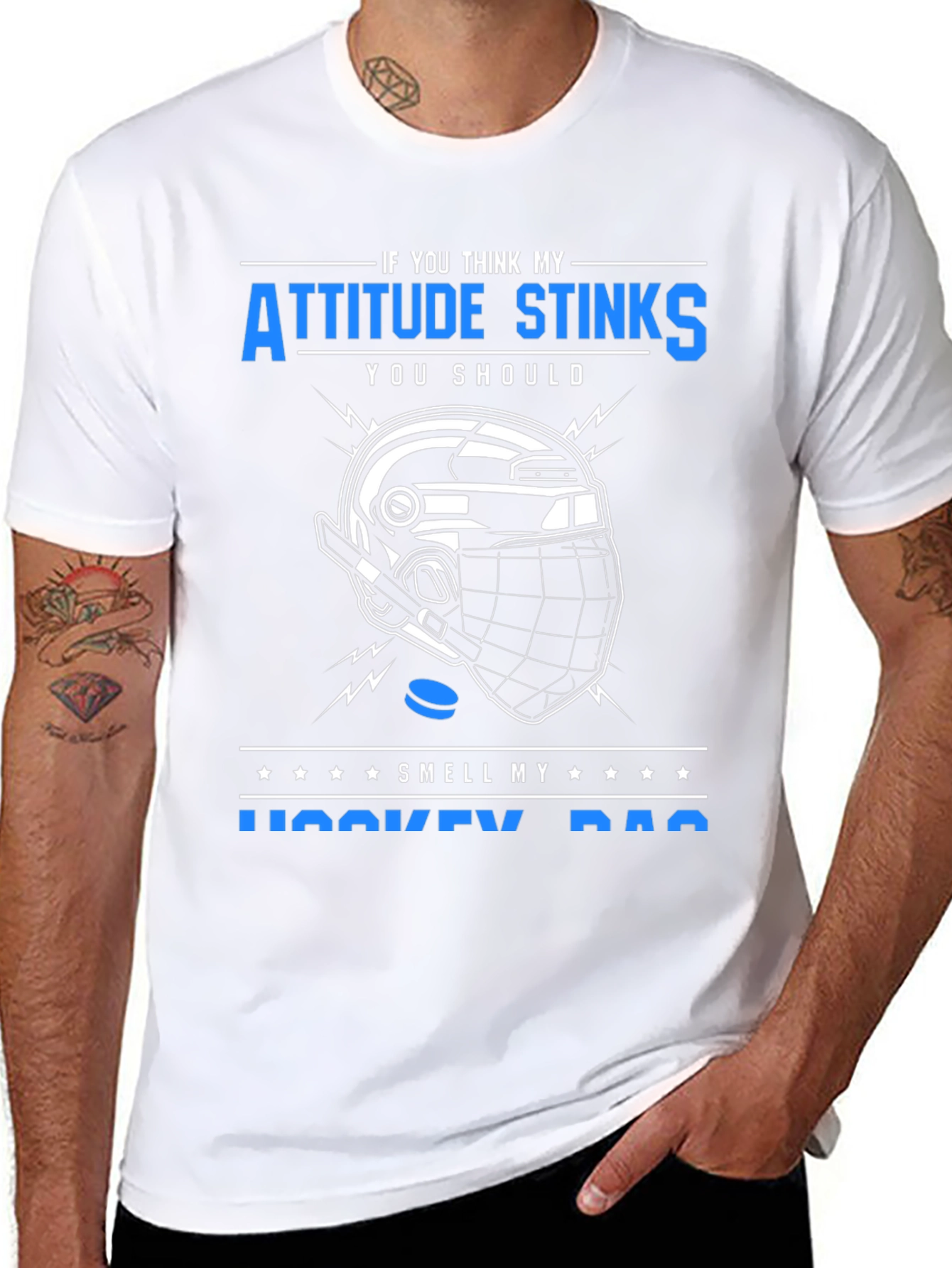 Attitude Stinks Hockey T-Shirt