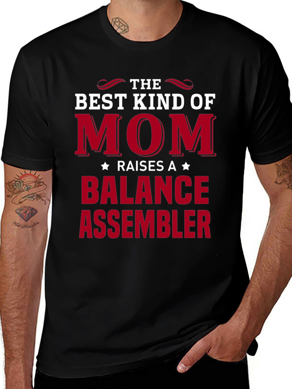 Best Kind of Mom Balance Assembler T-Shirt