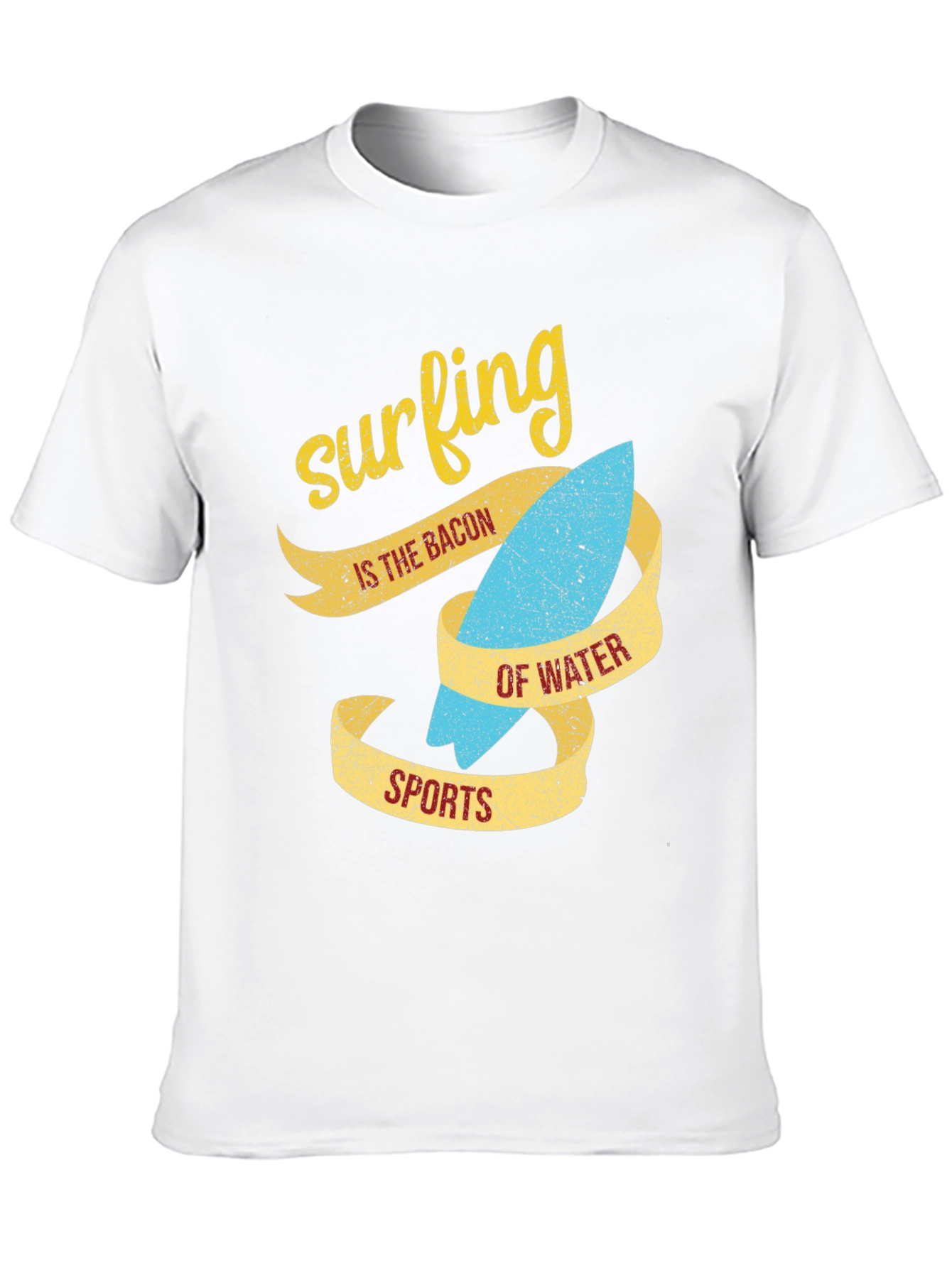 Surfing Bacon of Water Sports T-Shirt