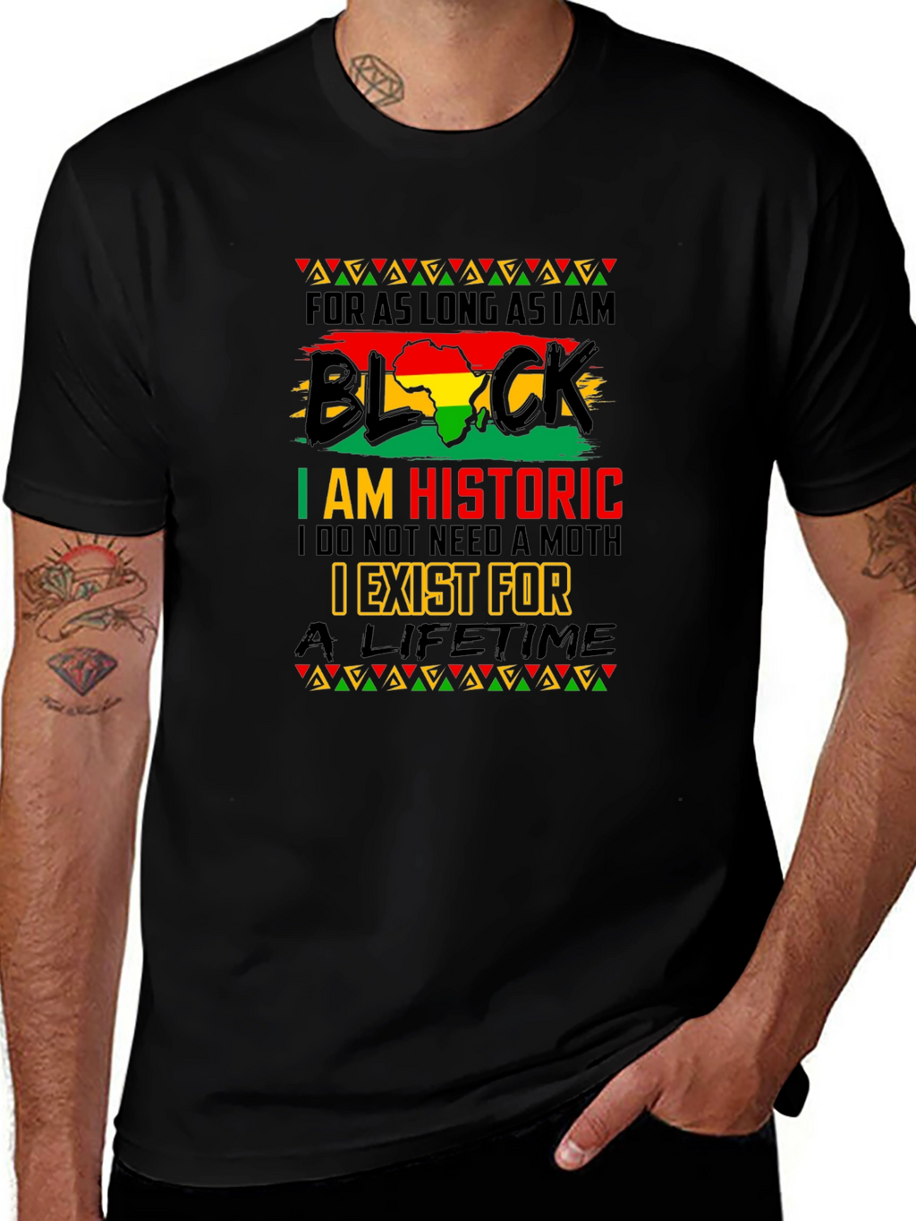 Black History T-Shirt - I am Historic