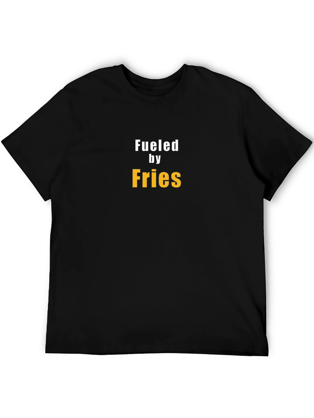 Fueled by Fries Graphic T-Shirt - Black