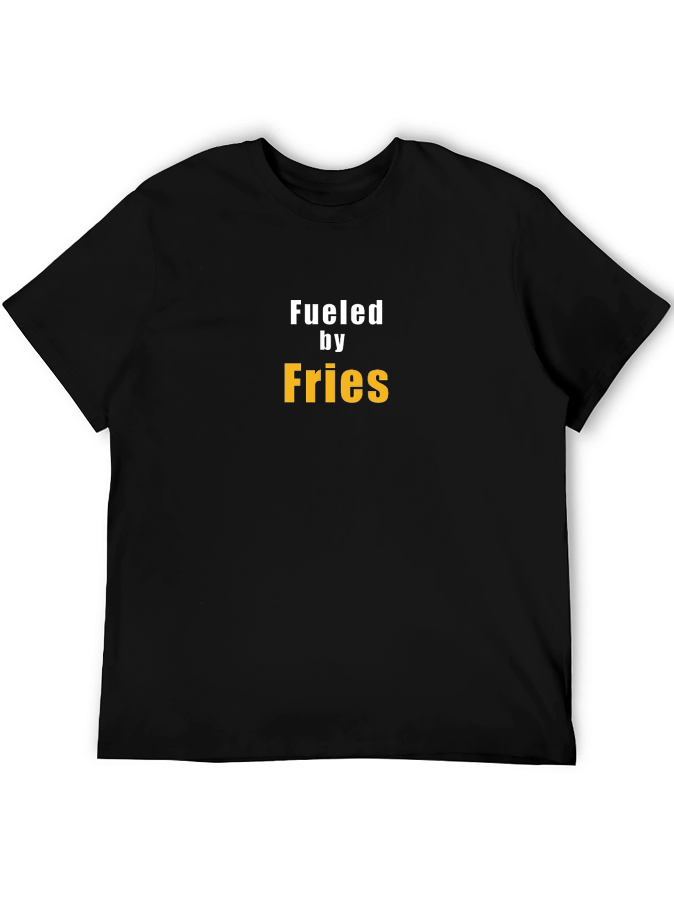 Fueled by Fries Graphic T-Shirt - Black