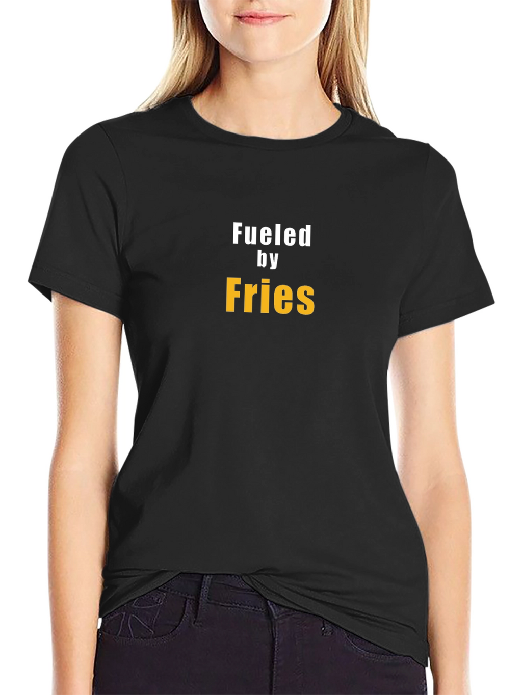 Fueled by Fries Graphic T-Shirt - Black