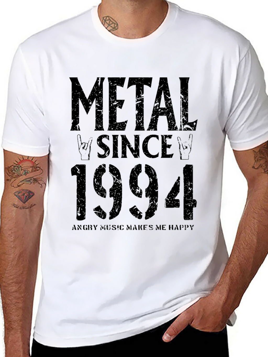 Metal Since 1994 Graphic T-Shirt - Black