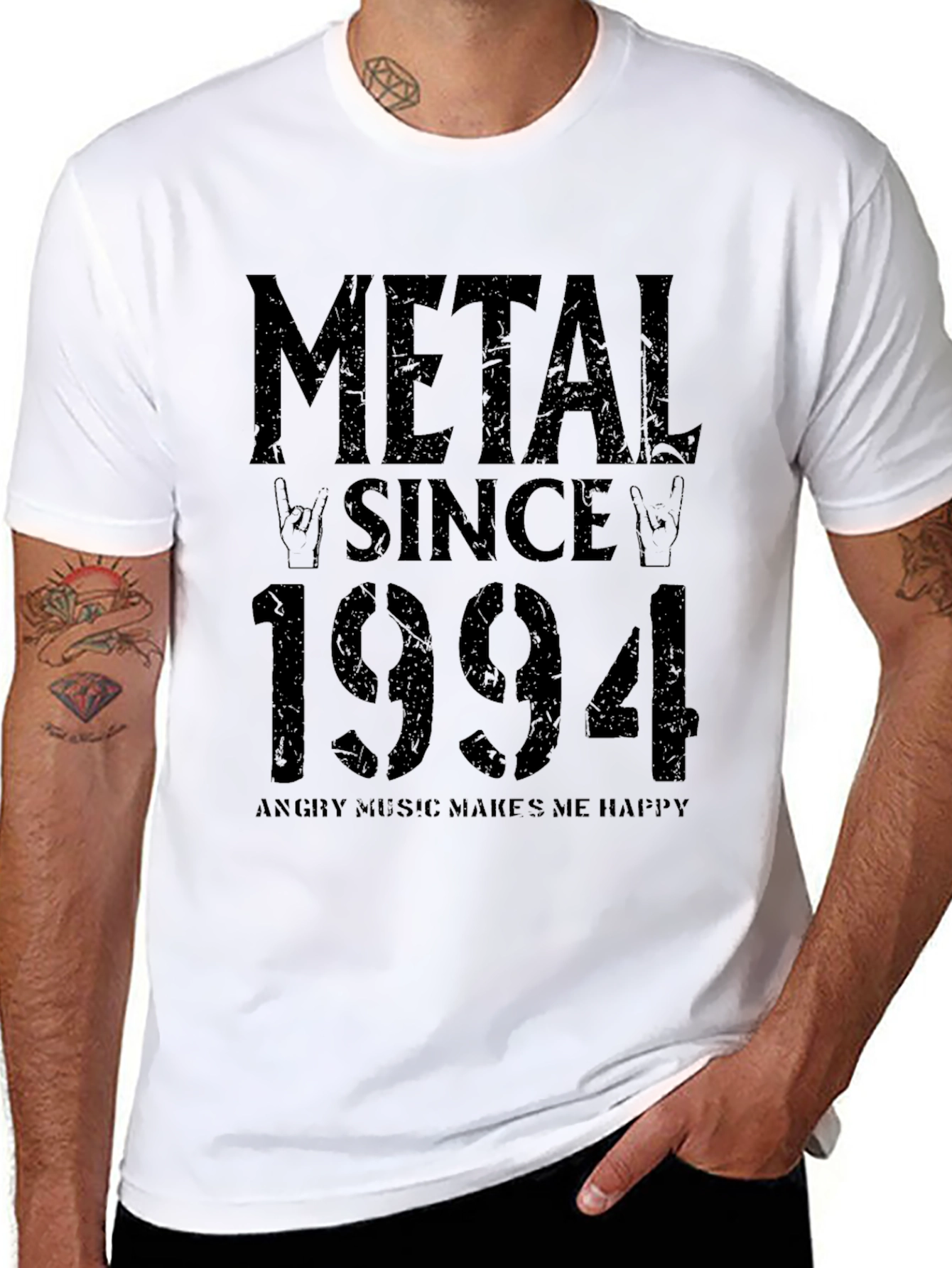 Metal Since 1994 Graphic T-Shirt - Black