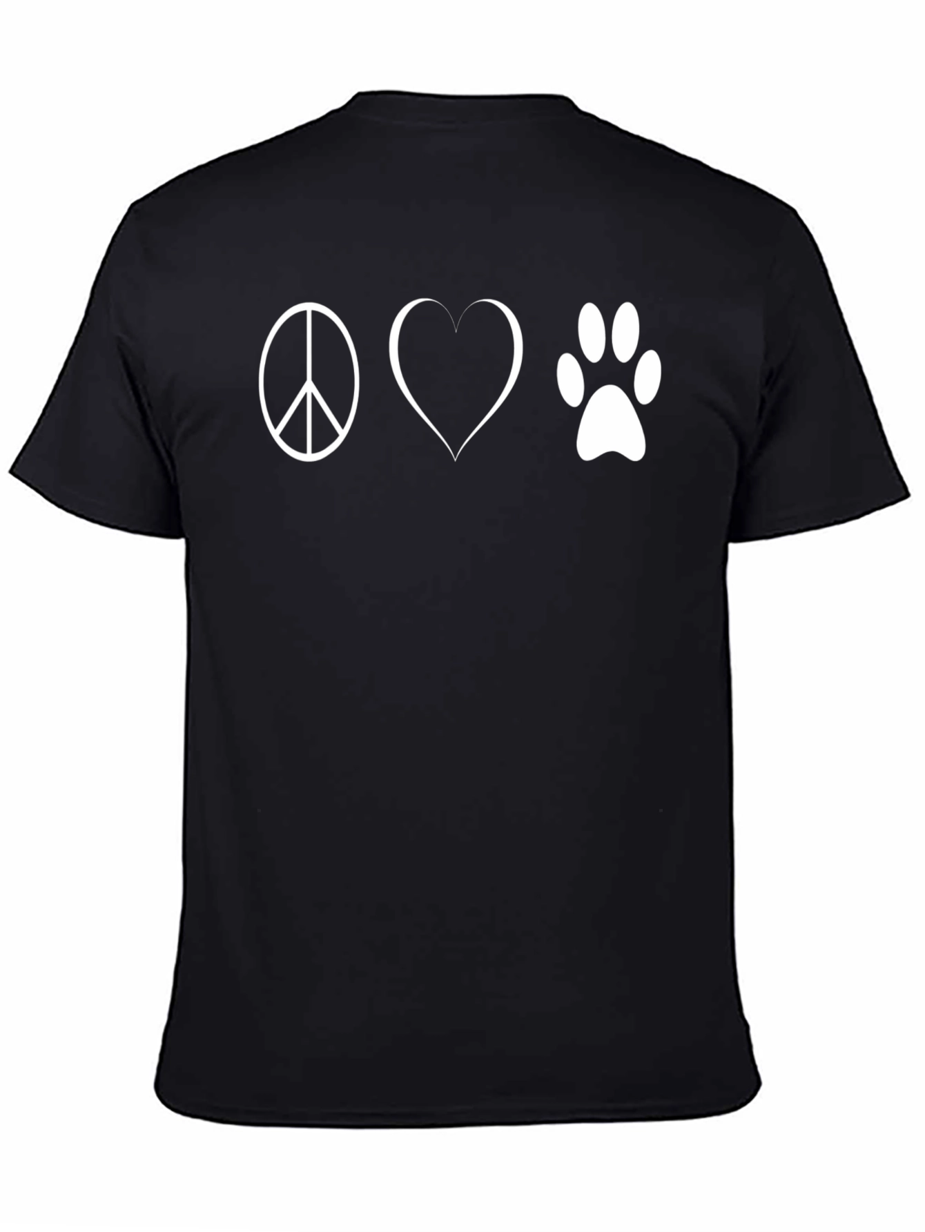 Peace Love Paws Graphic T-Shirt