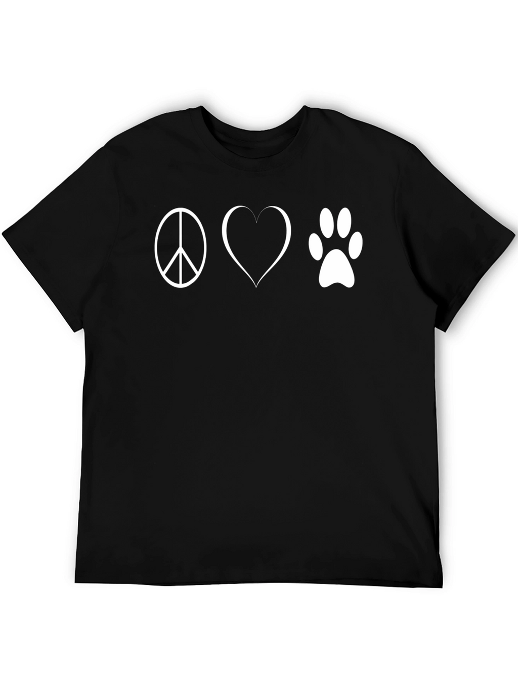 Peace Love Paws Graphic T-Shirt