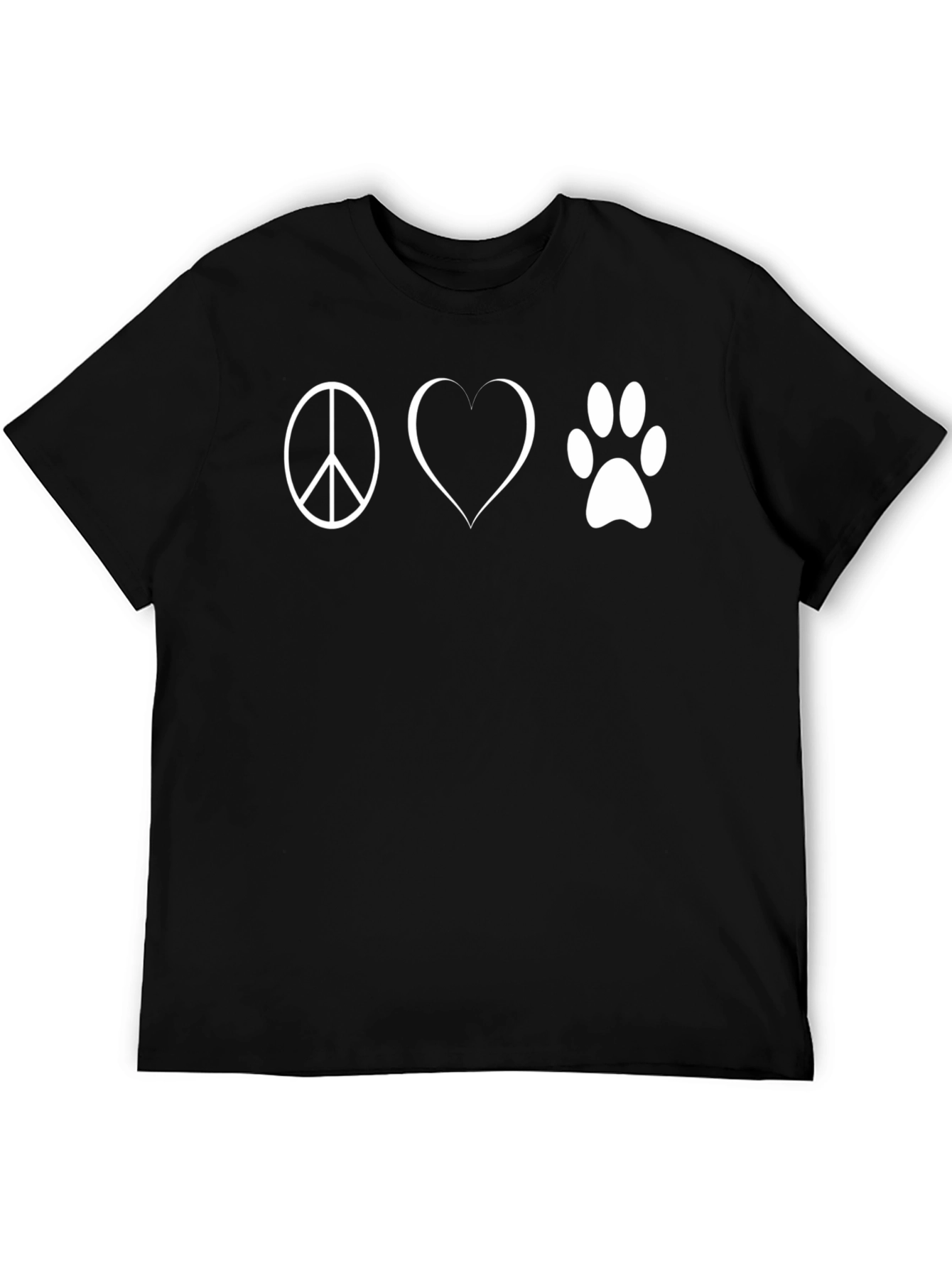 Peace Love Paws Graphic T-Shirt