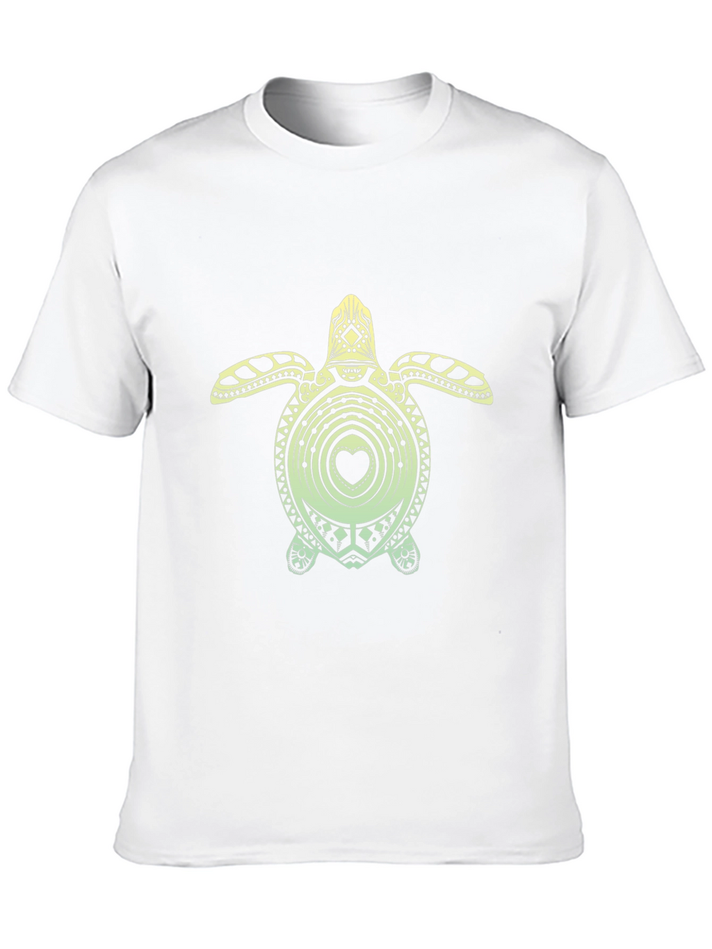 Turtle Heart Graphic Tee - Black Unisex T-Shirt