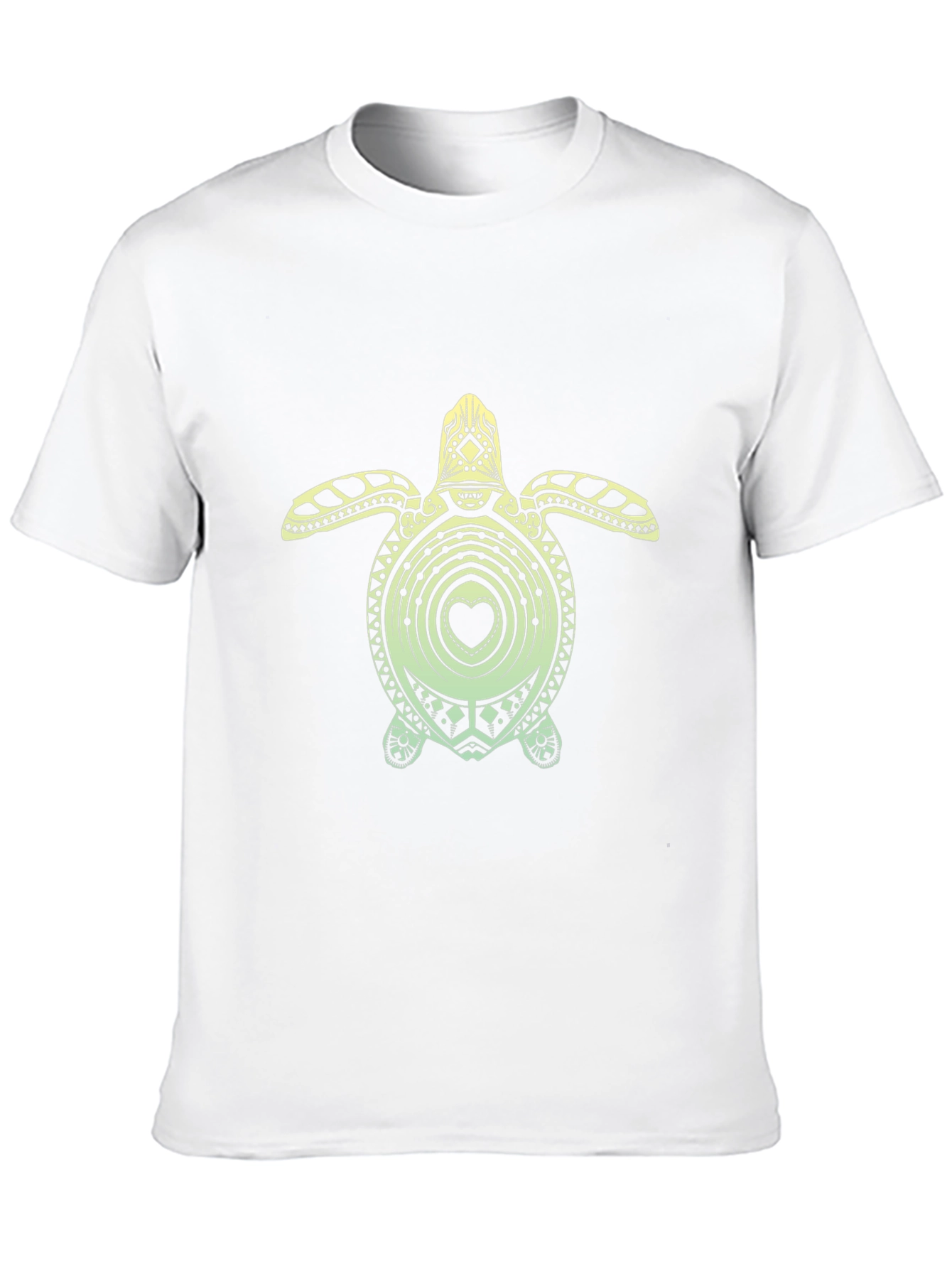 Turtle Heart Graphic Tee - Black Unisex T-Shirt
