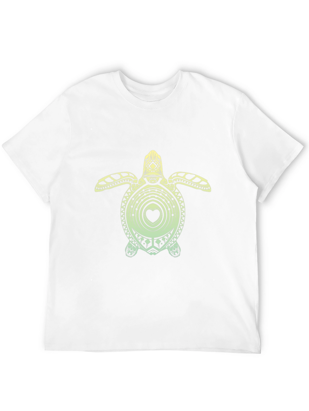 Turtle Heart Graphic Tee - Black Unisex T-Shirt
