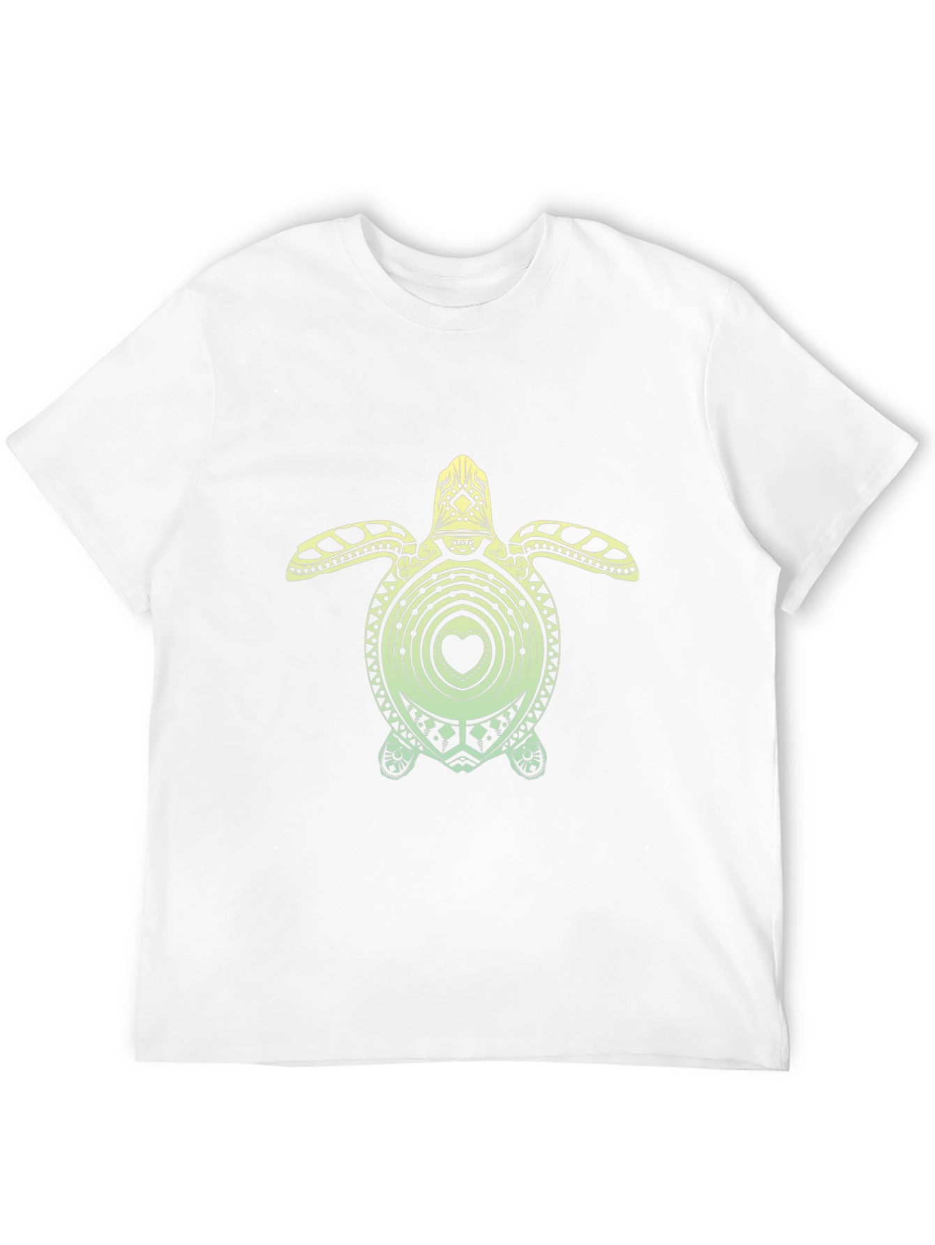 Turtle Heart Graphic Tee - Black Unisex T-Shirt