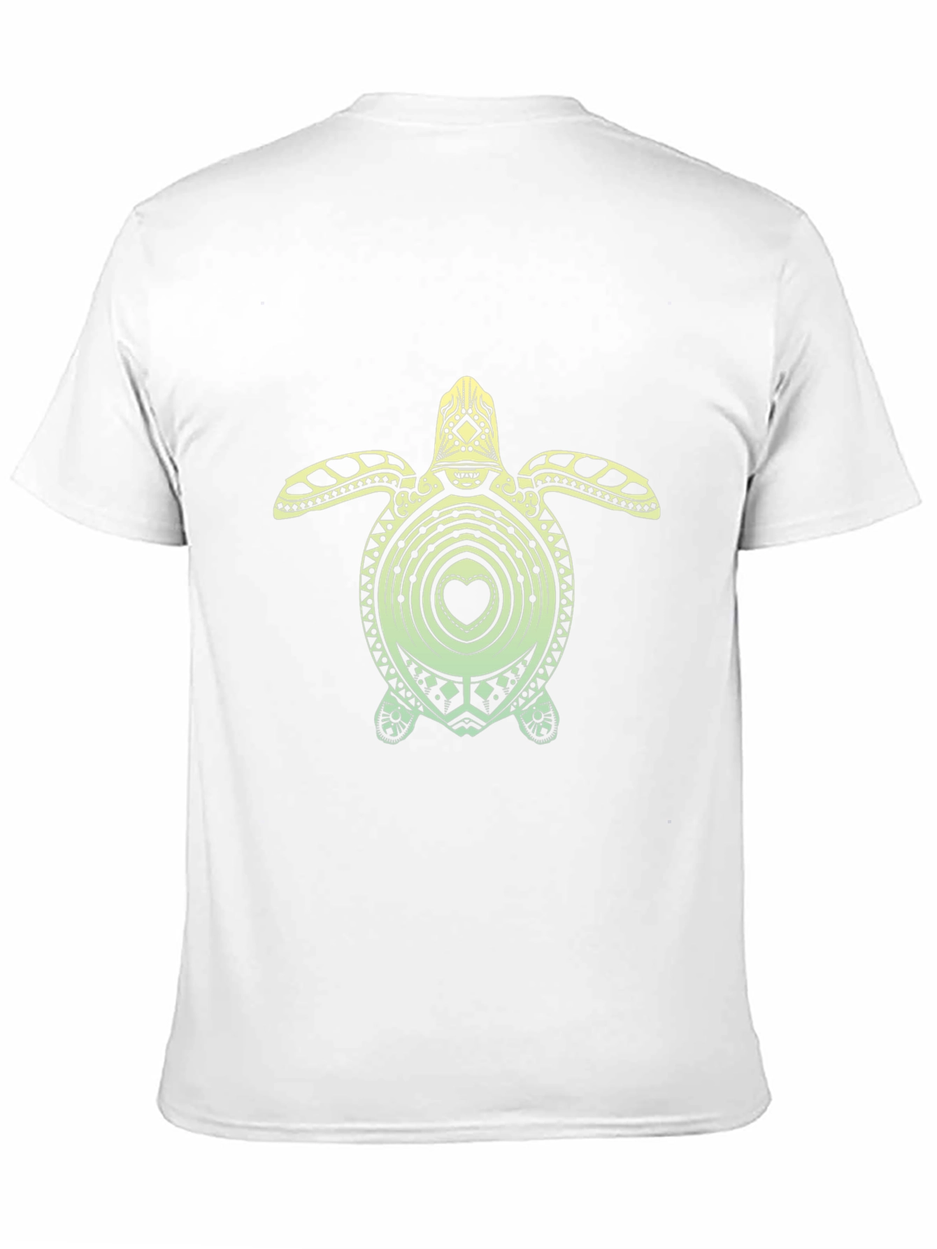 Turtle Heart Graphic Tee - Black Unisex T-Shirt
